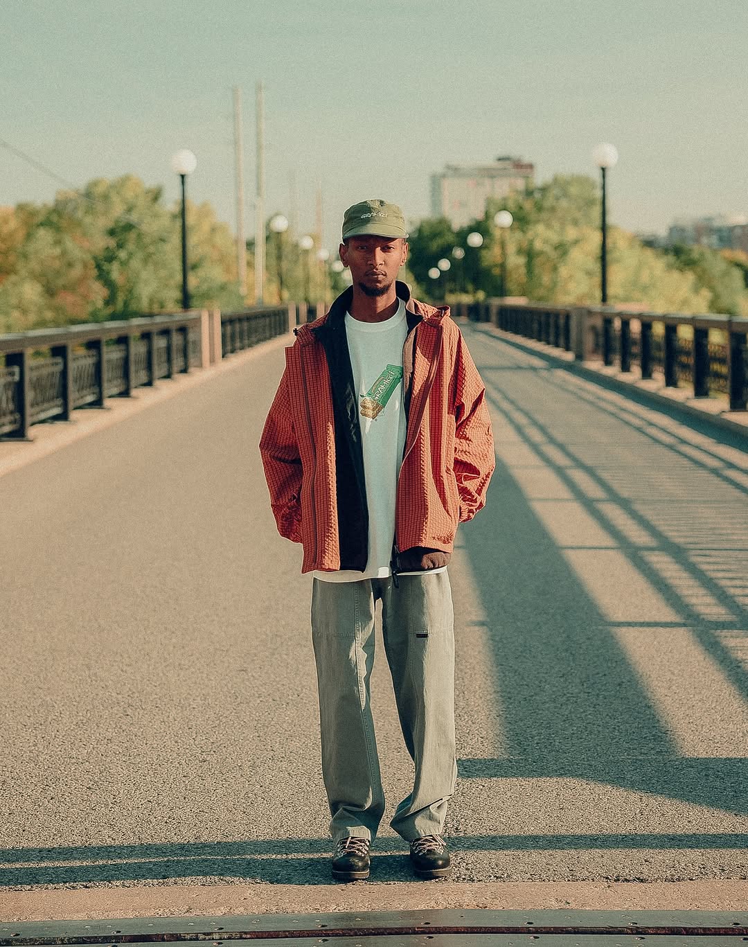 Gramicci G-Shorts and G-Pants styled for outdoor streetwear at Gallery Streetwear Kelowna, featuring durable climbing-inspired apparel from Gramicci Canada