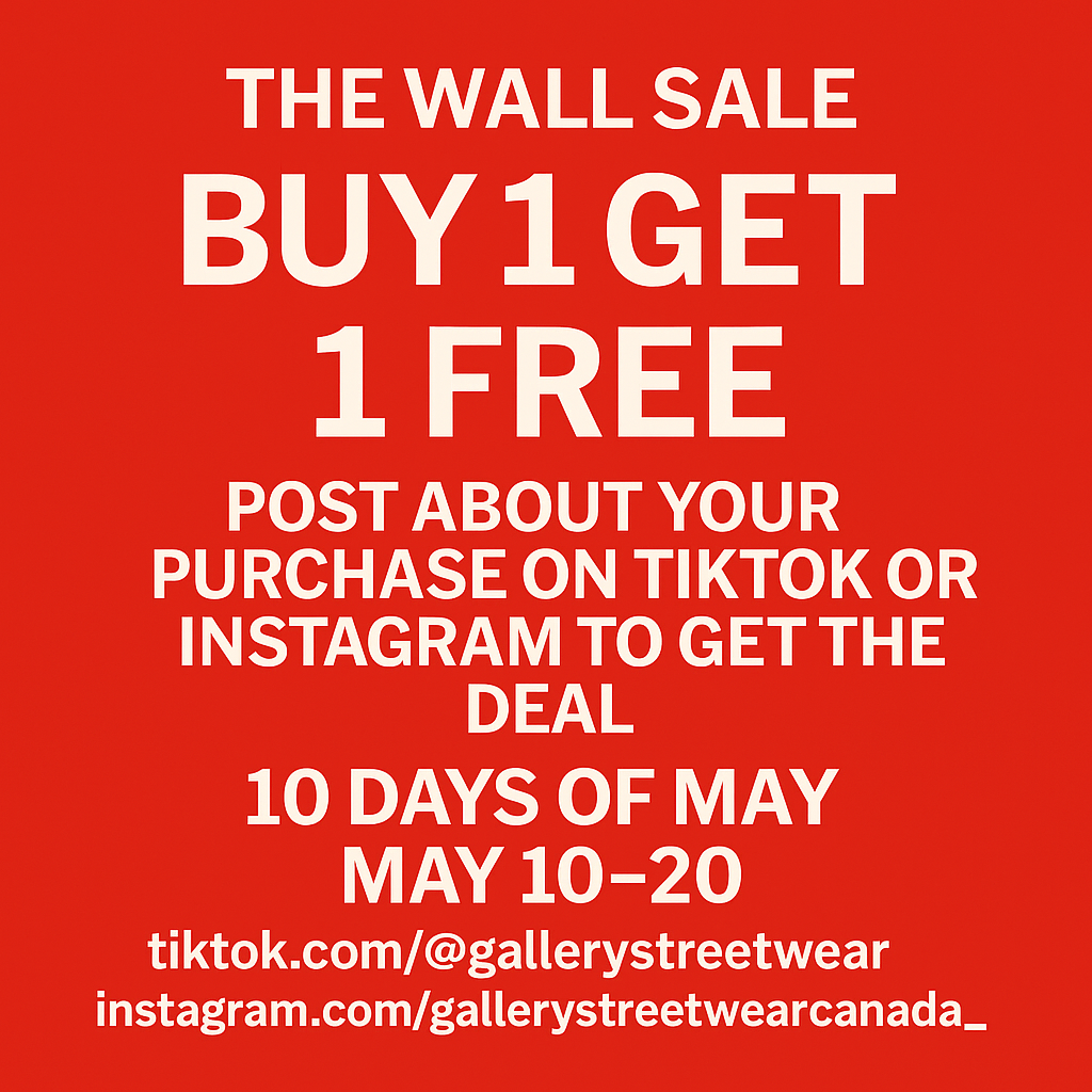 Gallery Streetwear Wall Sale
