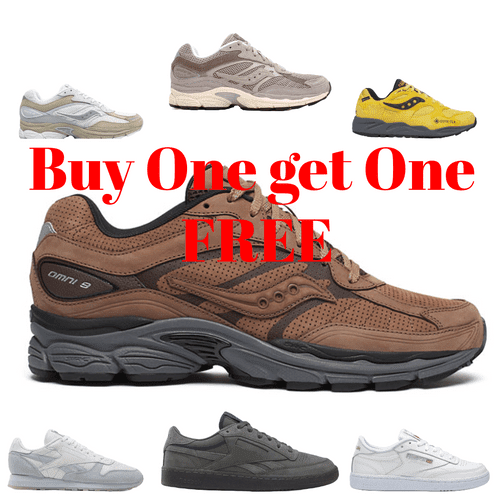 Buy One Get One FREE on Saucony and Reebok Shoes - Gallery Streetwear