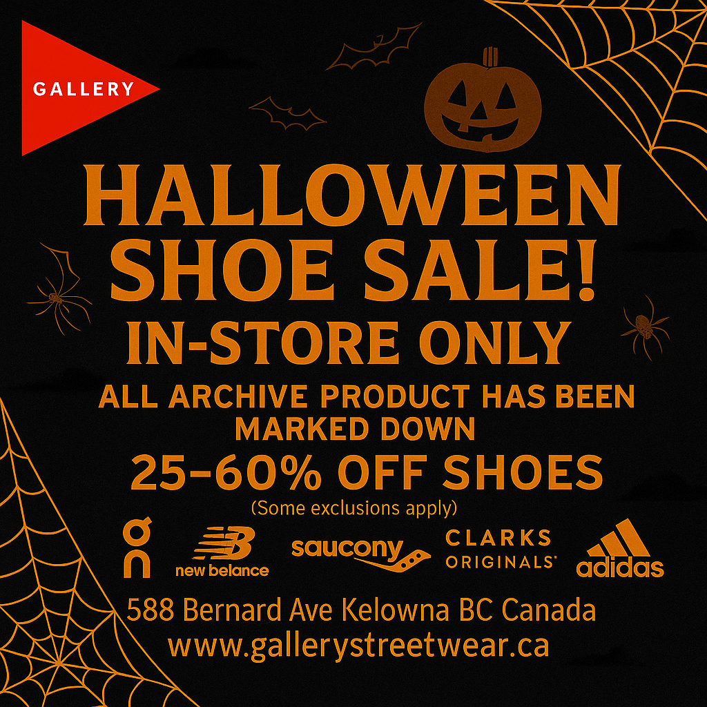 Gallery Streetwear — Halloween Shoe Sale (In-Store Only) - Gallery Streetwear