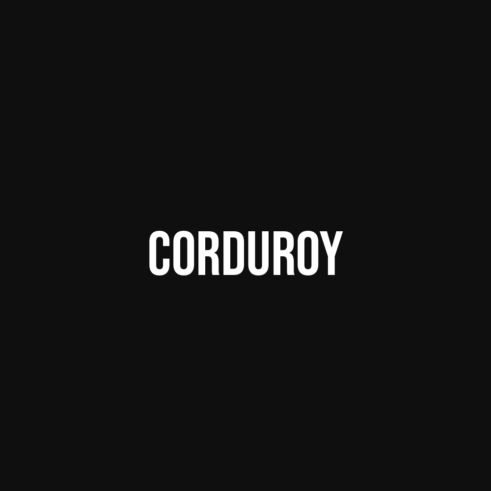 CORDUROY at Gallery Streetwear Kelowna BC