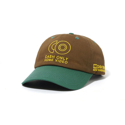 Cash Only Home Video 6 Panel Cap – Wood