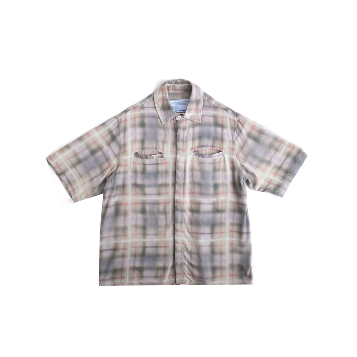 Jungles Jungles Airbrush Plaid Button Up