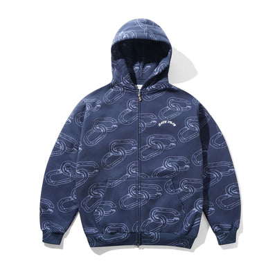 Cash Only Chain Zip-Thru Hoodie