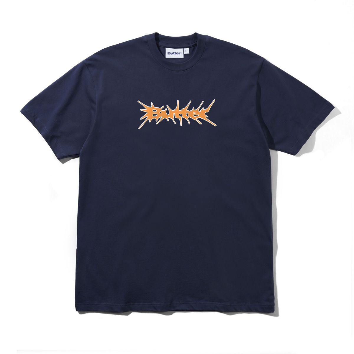 Butter Goods Nail Logo Tee Navy