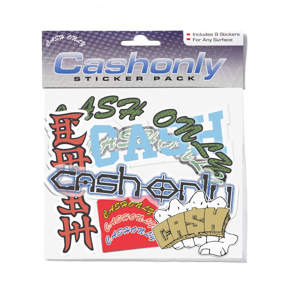Cash Only Drop 17 Sticker Pack - 9 sticker pack