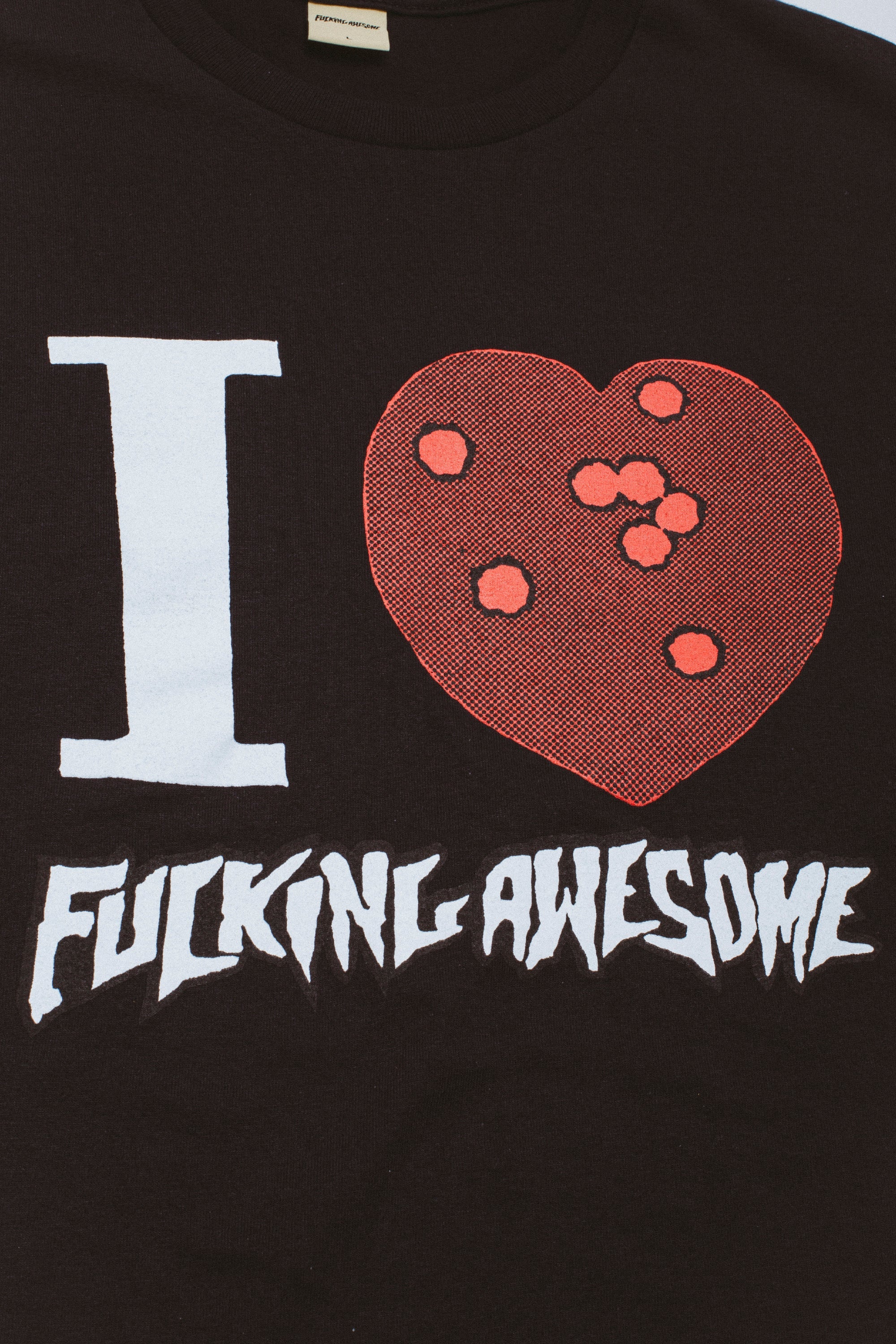 FA I Heart FA Tee Black graphic detail