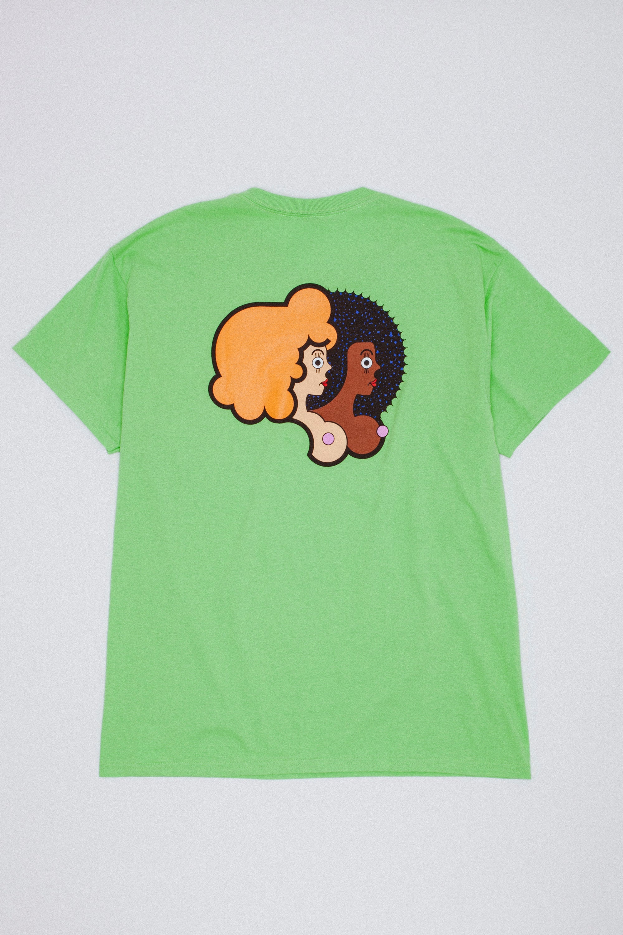 FA Two Women Tee Lime back
