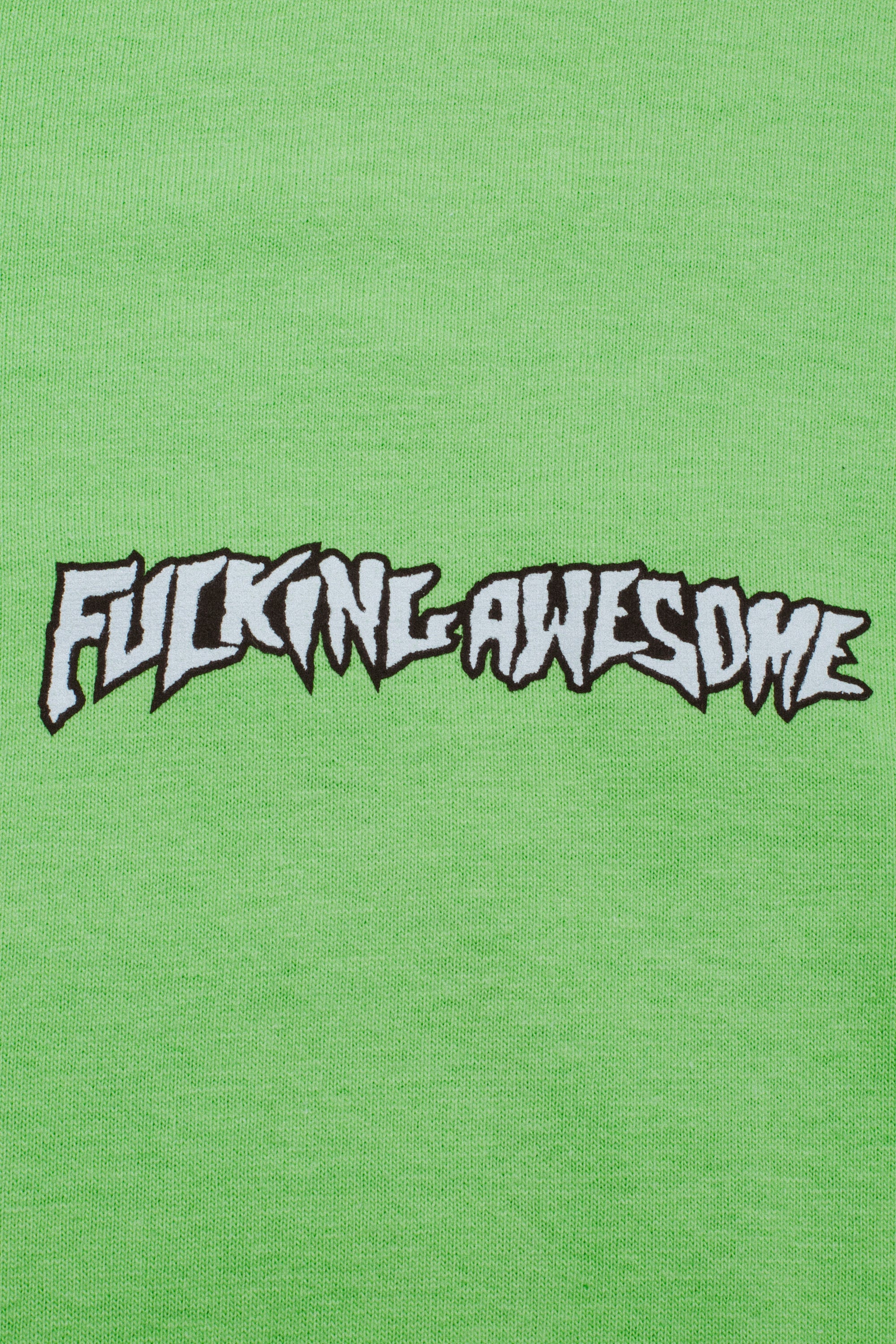 FA Two Women Tee Lime front detail