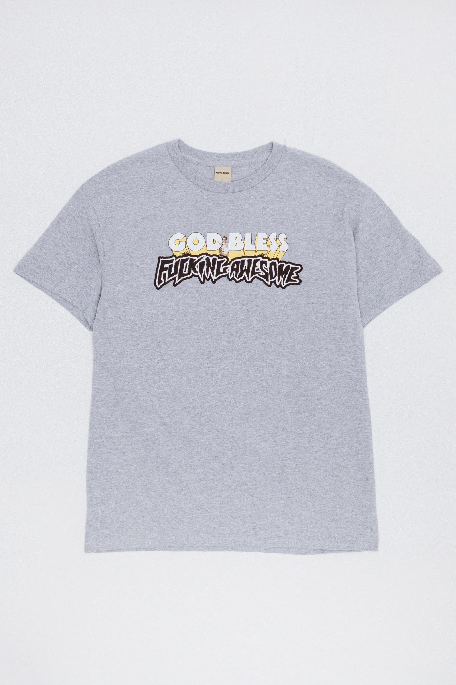 FA God Bless FA Tee Grey