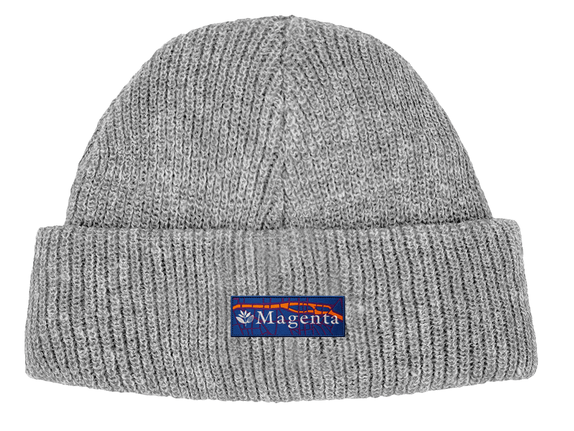 Magenta City Beanie Grey
