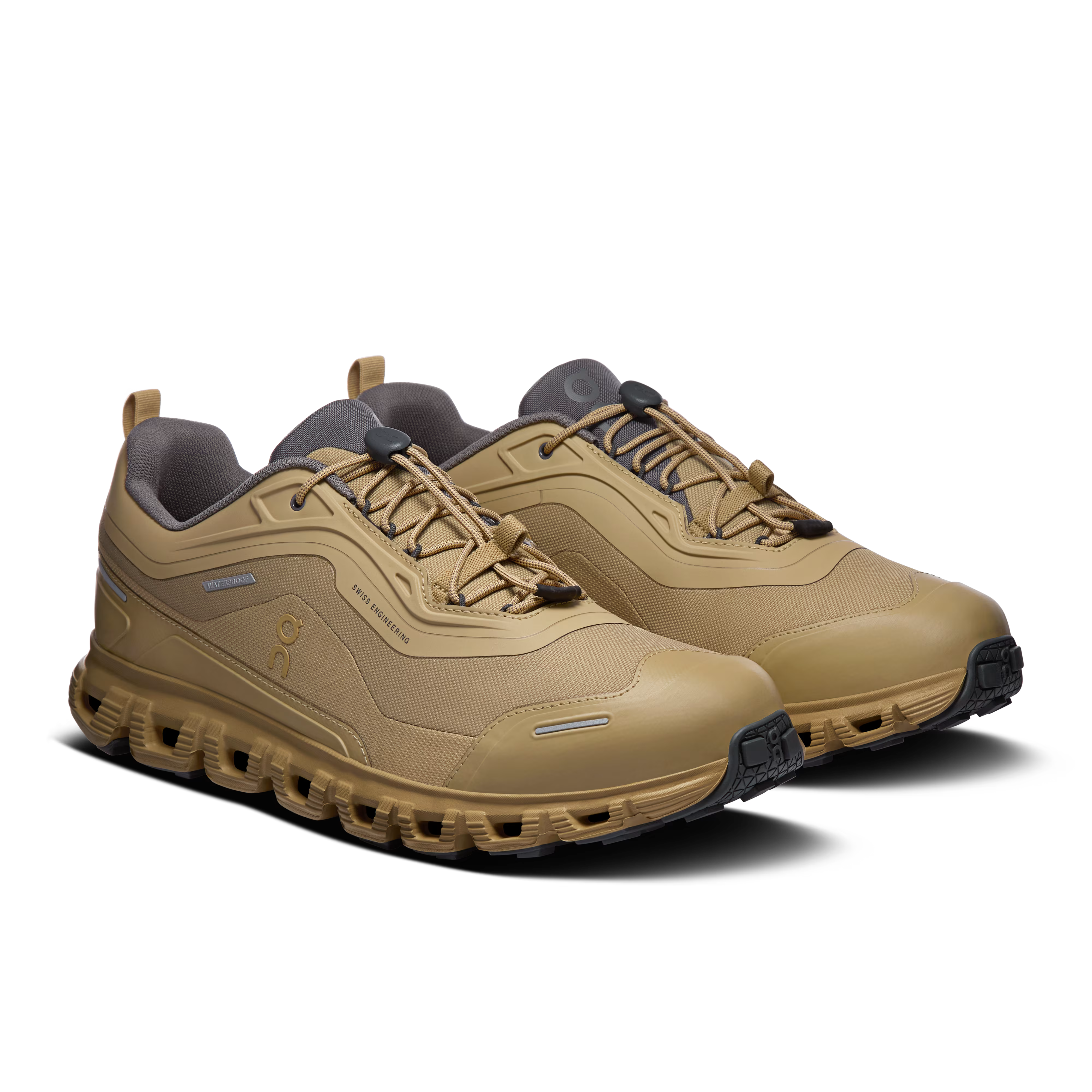 On. Cloud 6 Geo Waterproof Shoe Chai Mens Sneakers — View 5 | Gallery Streetwear Kelowna