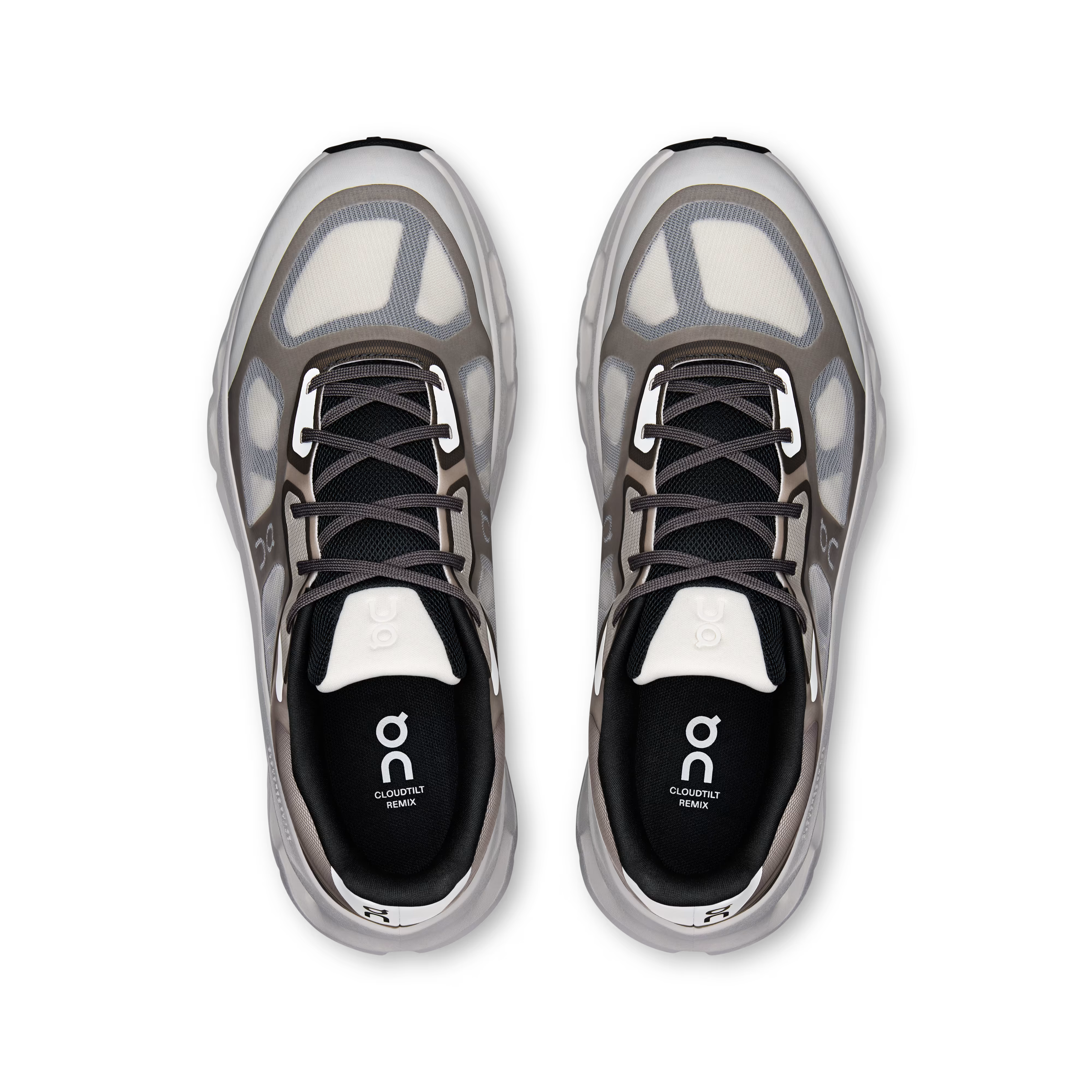 On. Women's Cloudtilt Remix Black / Ivory Women's Sneakers — Side View | Gallery Streetwear Kelowna