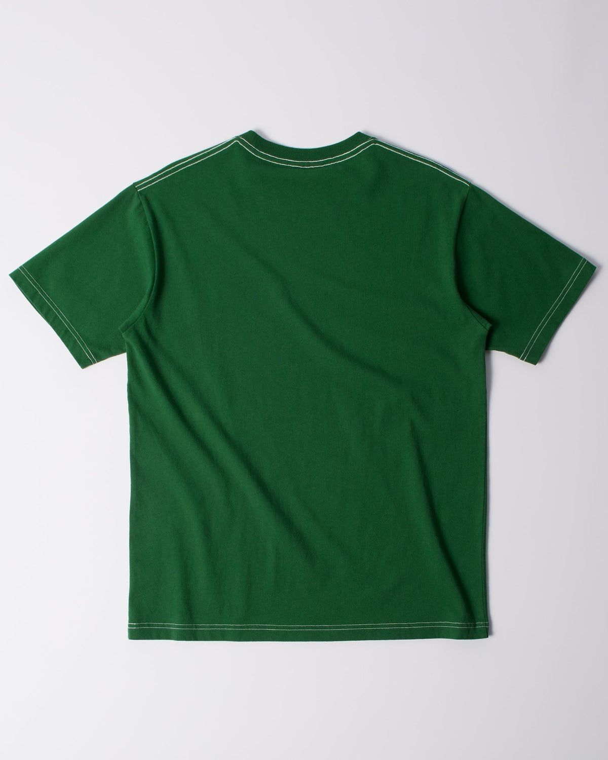 Parra Signature T-Shirt Green — chest embroidery detail