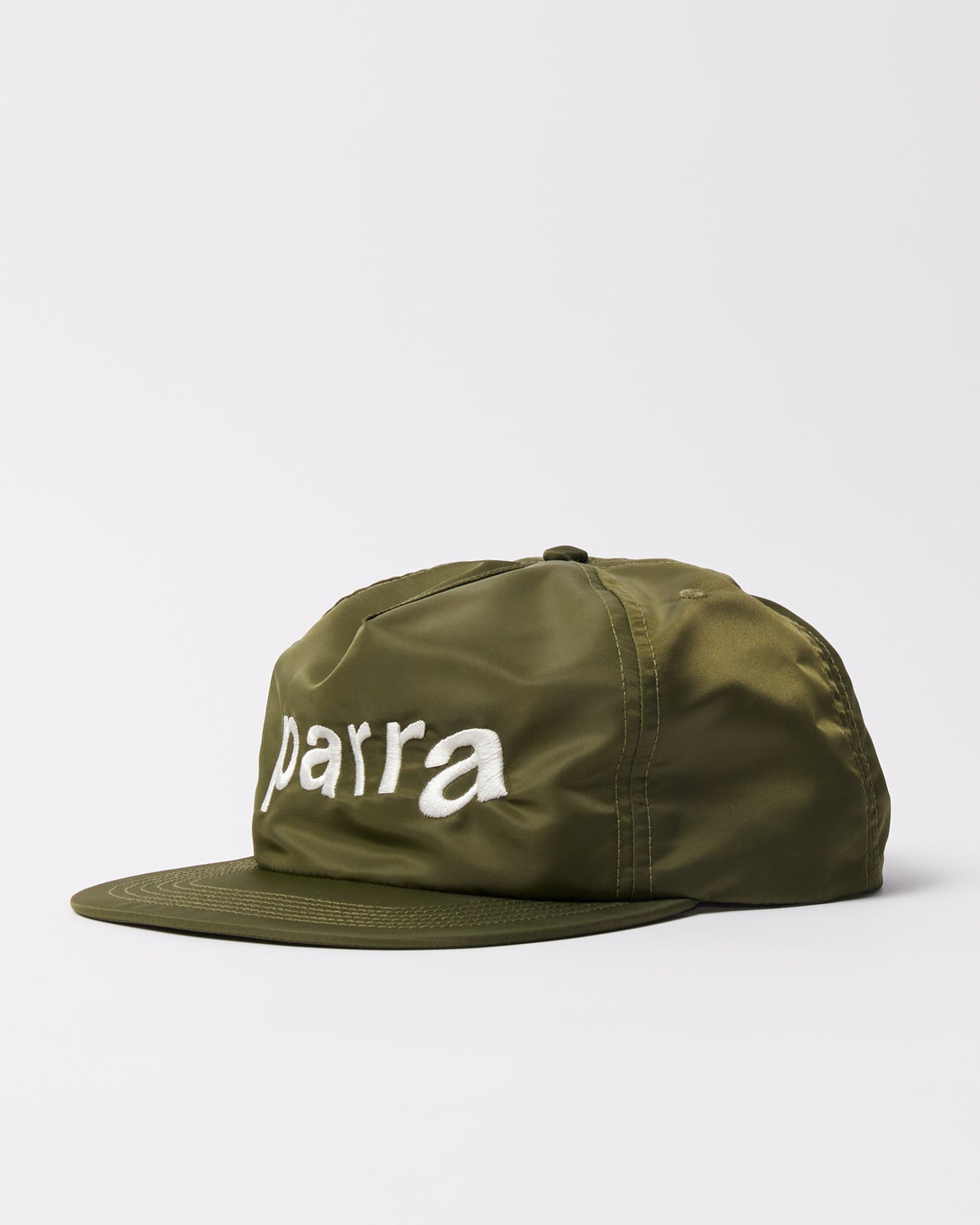 Parra Distorted 90s Memory 5 Panel Hat Green — side