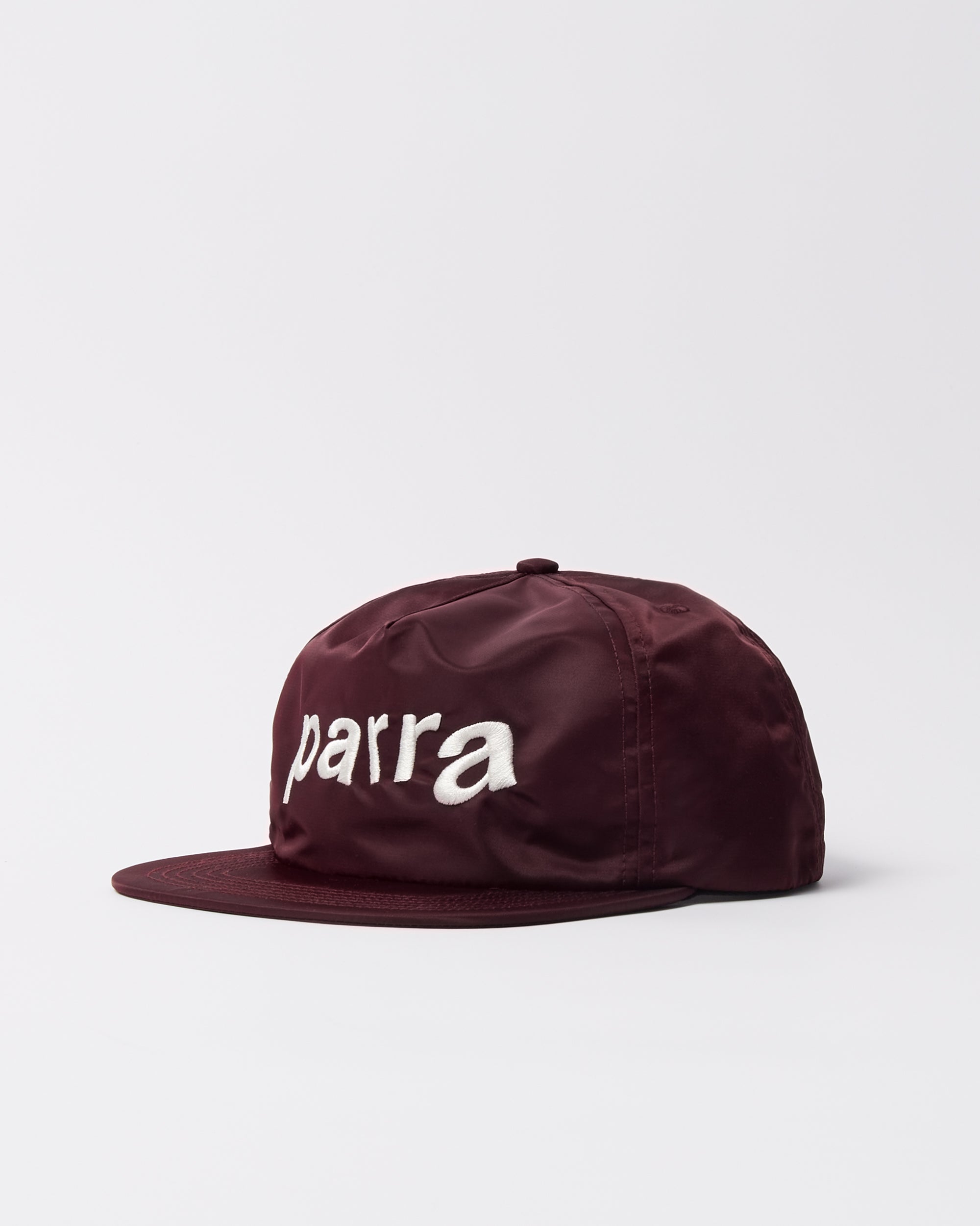 Parra Distorted 90s Memory 5 Panel Hat Dark Red — side
