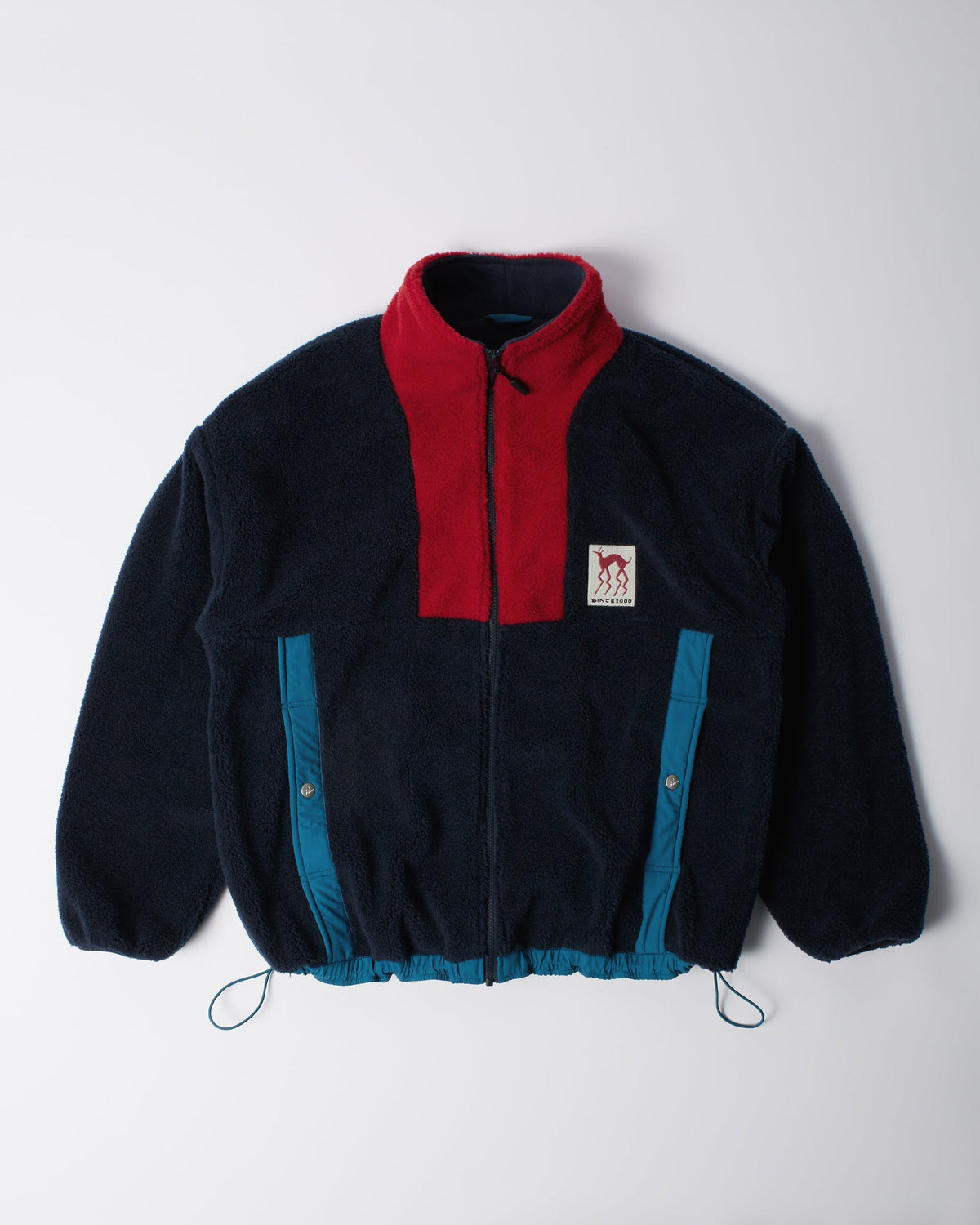 Parra Indoorsman Fleece Mid Layer Navy Blue