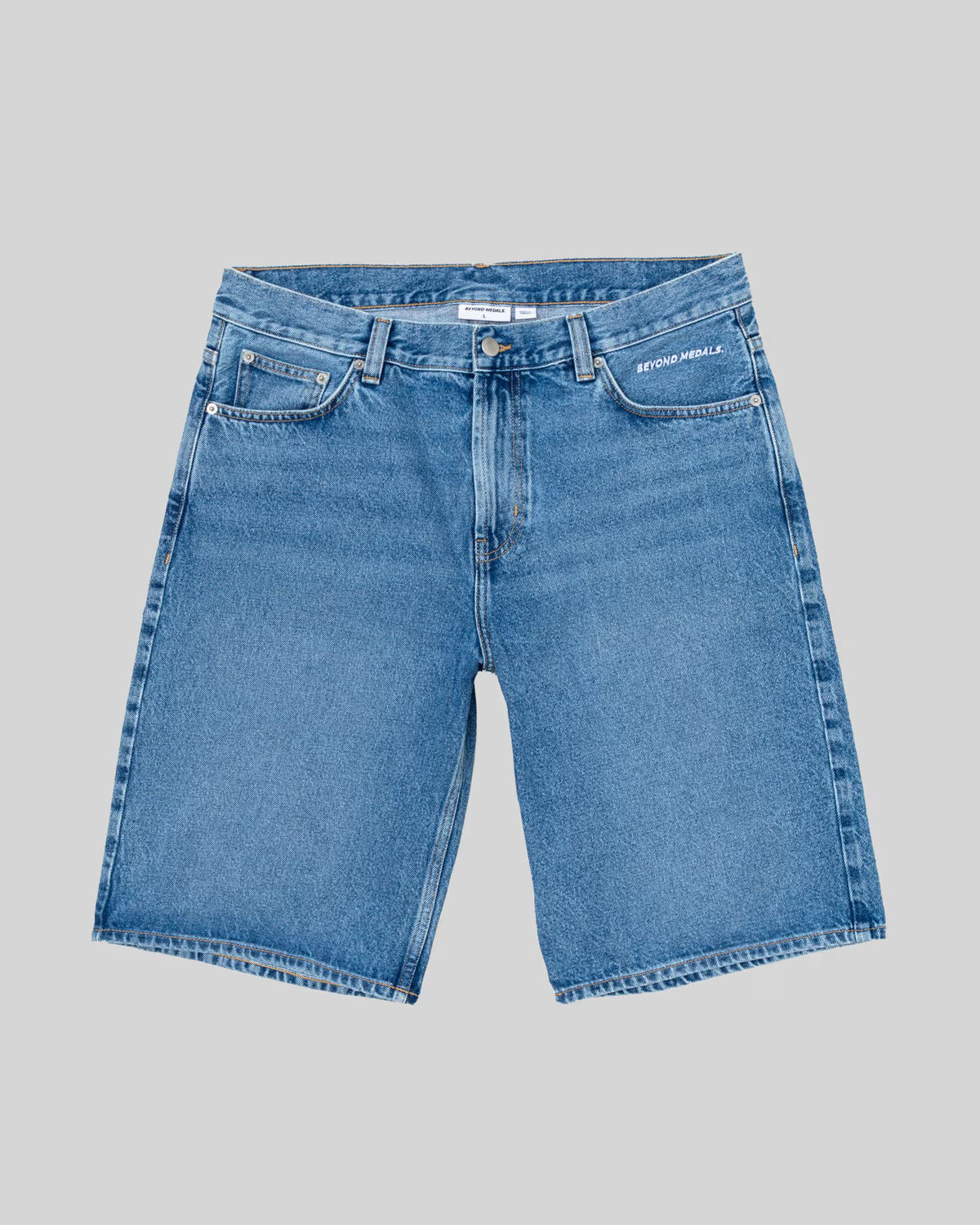 Beyond Medals Jeans Shorts - Blue