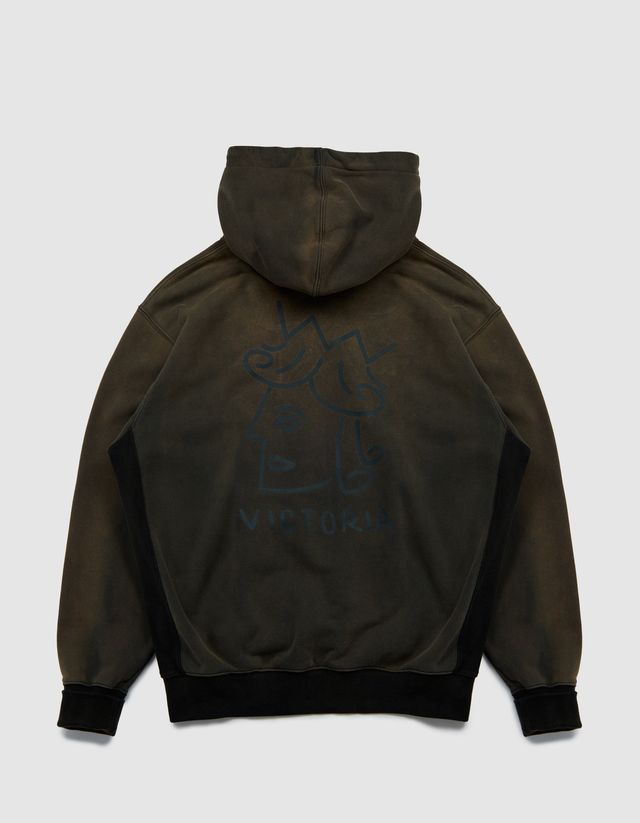 Victoria HK SF QH Hooded Sweatshirt Faded Black