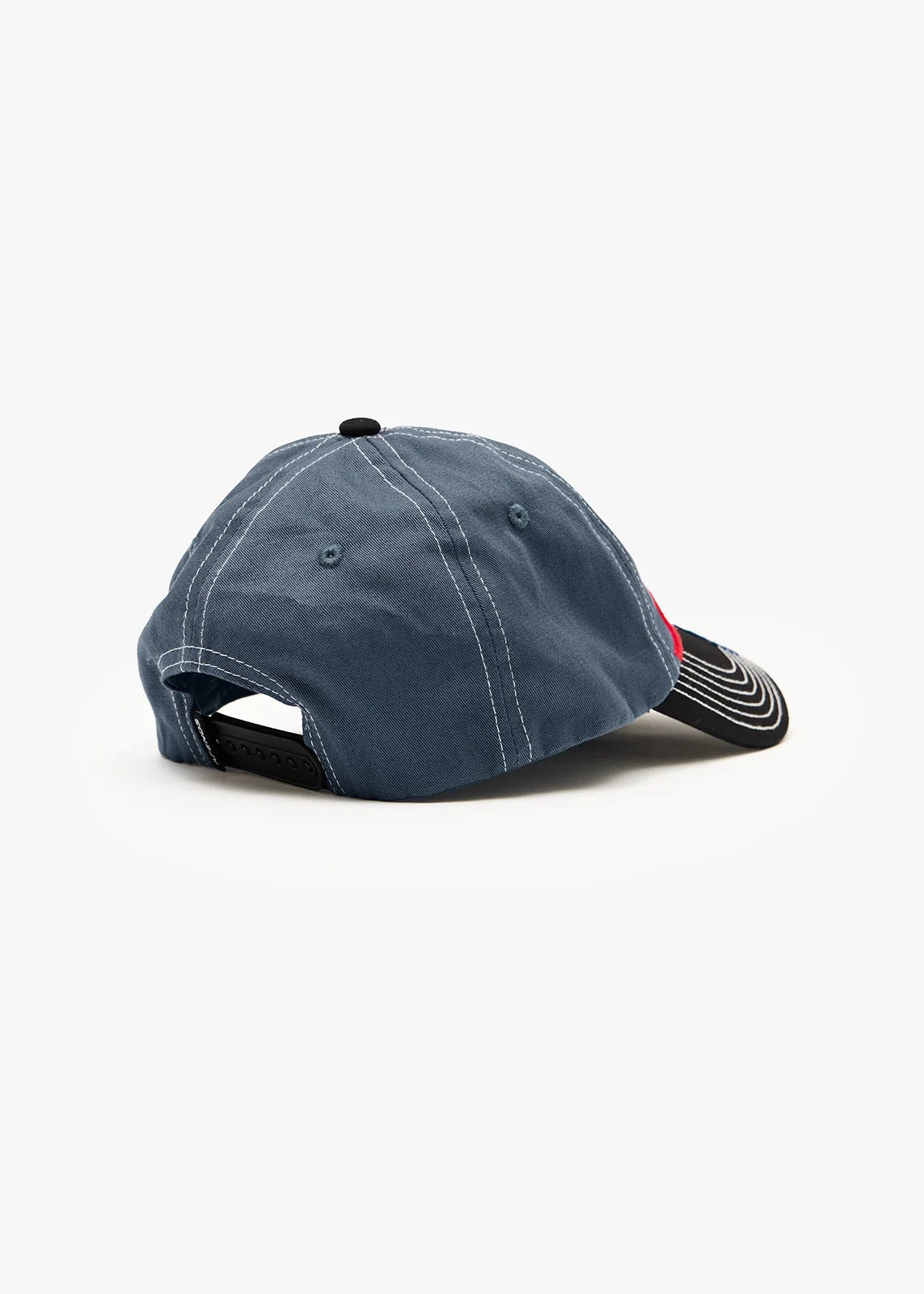 Afends Consider Recycled Six Panel Cap – Slate Blue
