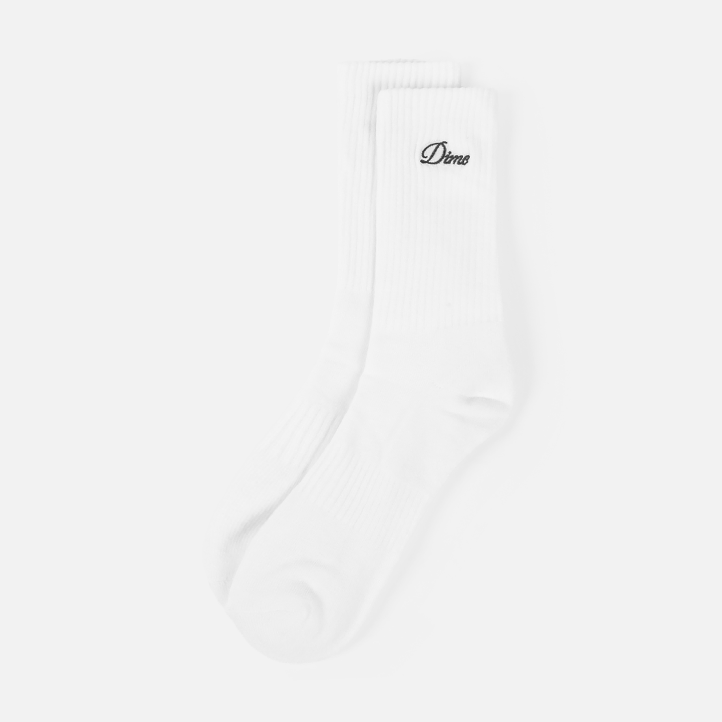 Dime MTL Two Pack Long Socks White — product shot