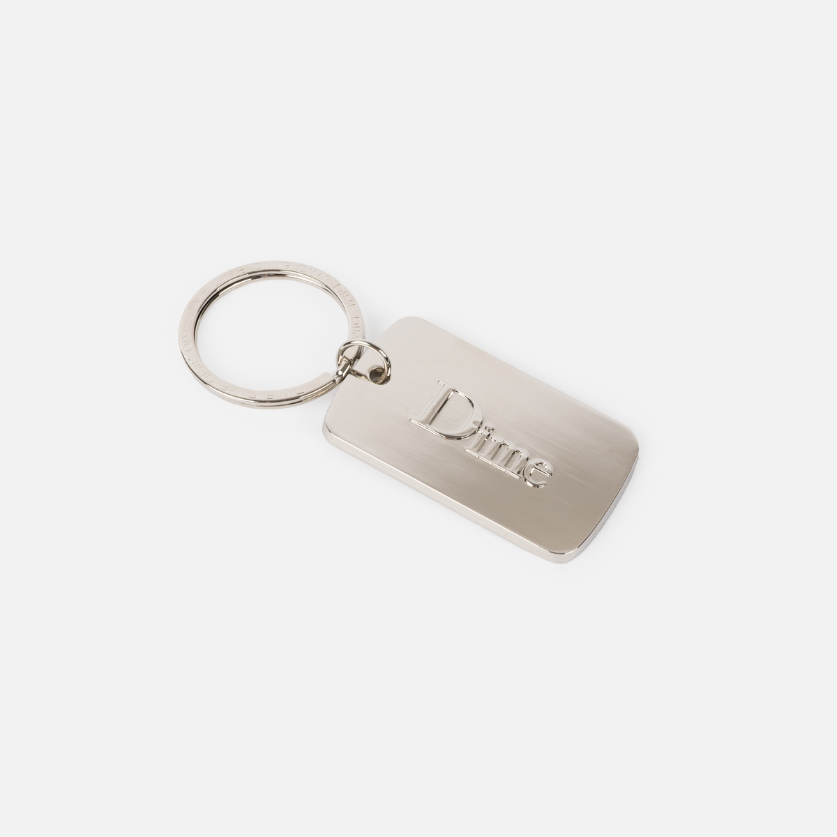 Dime MTL Classic Keychain Silver — product shot