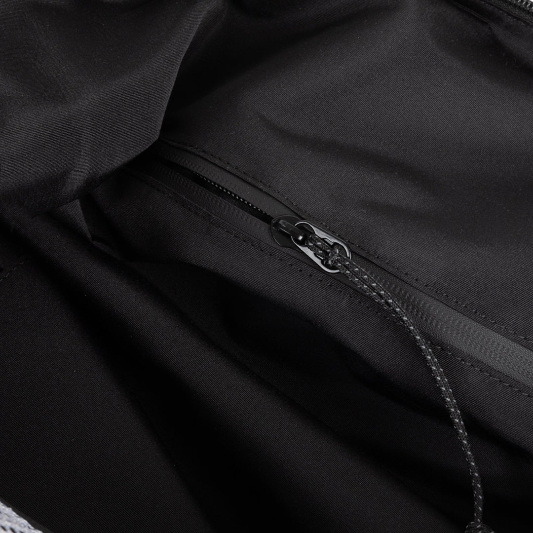 Dime MTL Gradient Messenger Bag in Black, interior compartment
