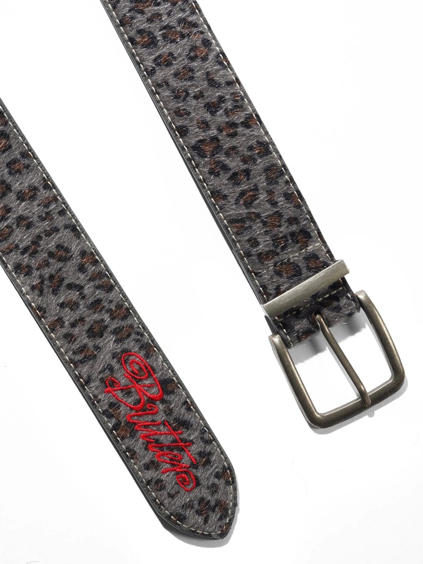 Butter Goods Animal Hide Belt - Leopard