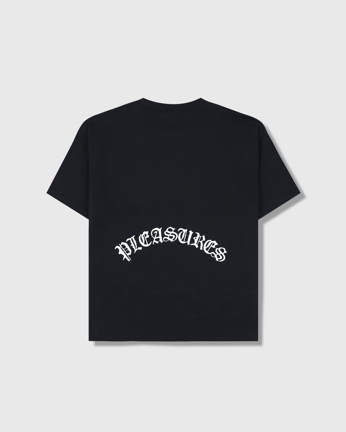 Pleasures Athor T-Shirt Black — black cotton t-shirt, Gallery Streetwear Canada