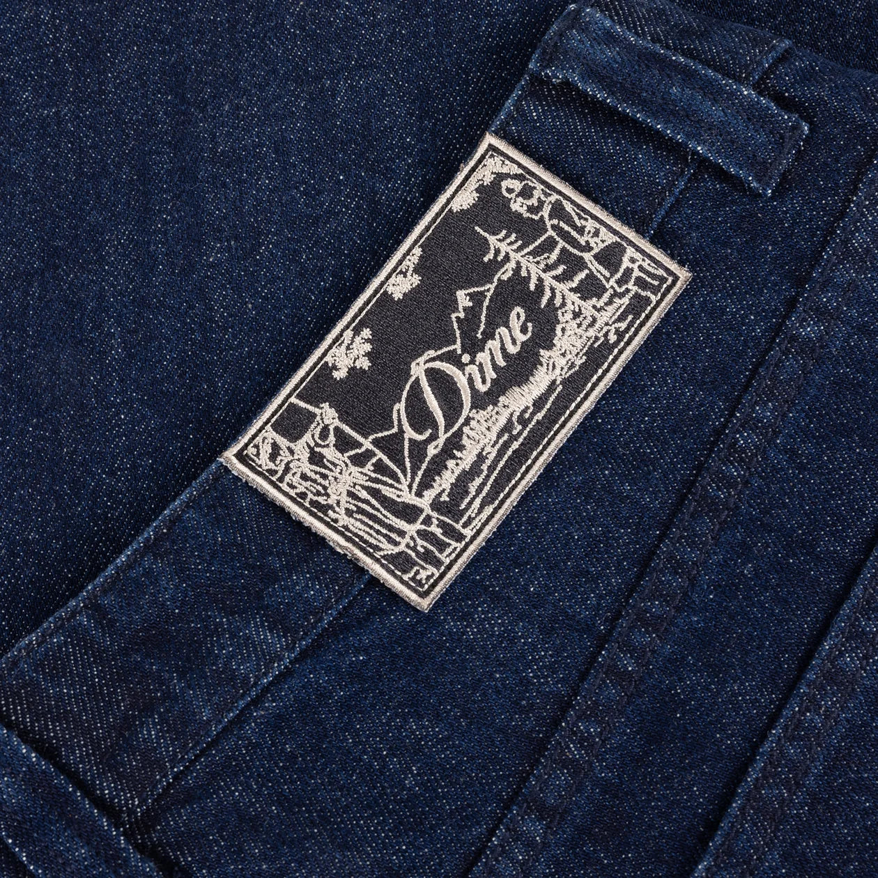 Dime MTL Baggy Denim Pants Indigo
