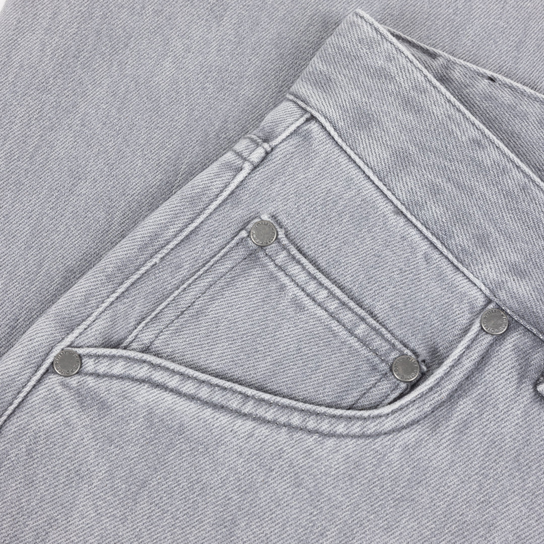 Dime MTL Straight Denim Pants Grey Washed Denim