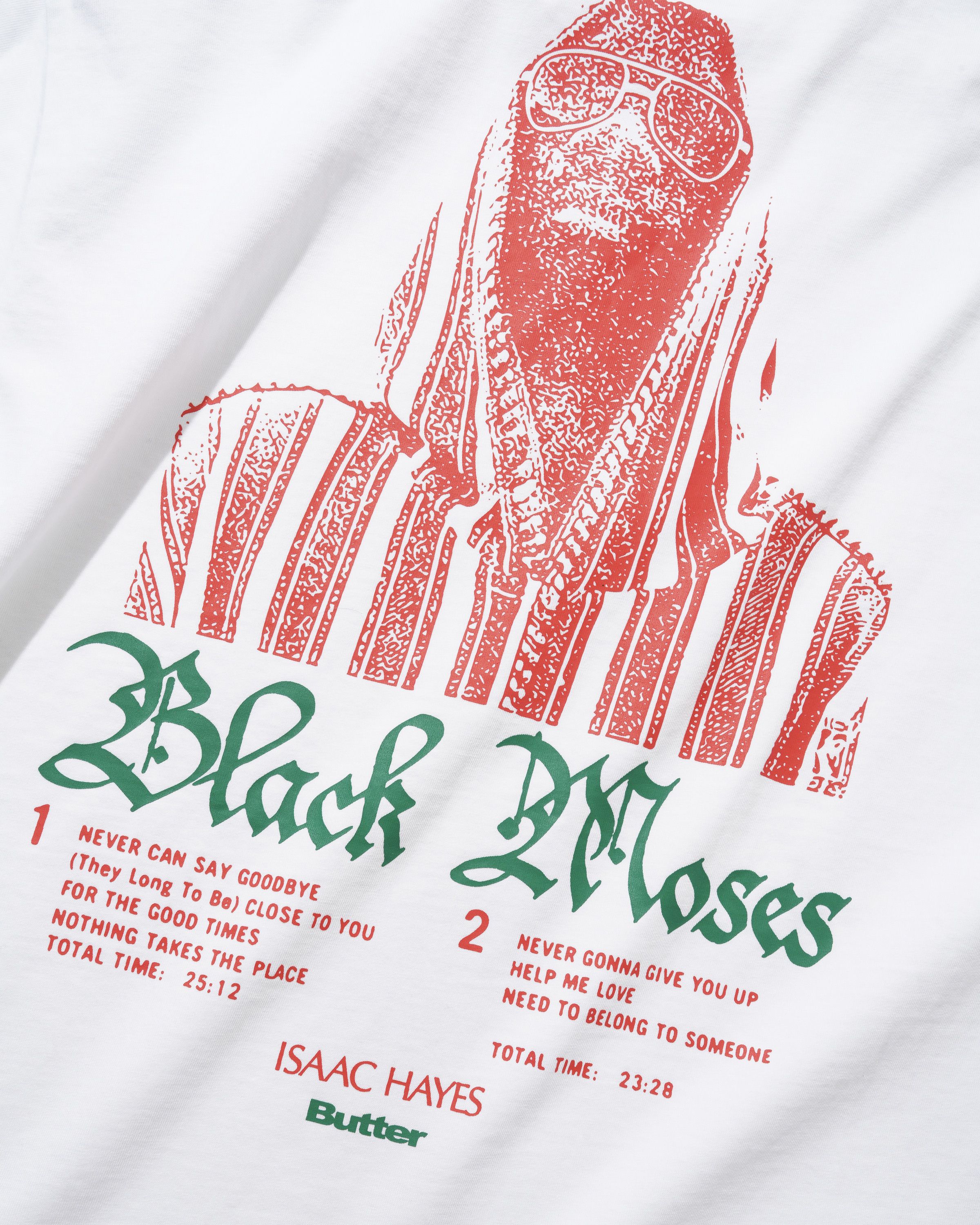 Butter Goods Black Moses Tee – White