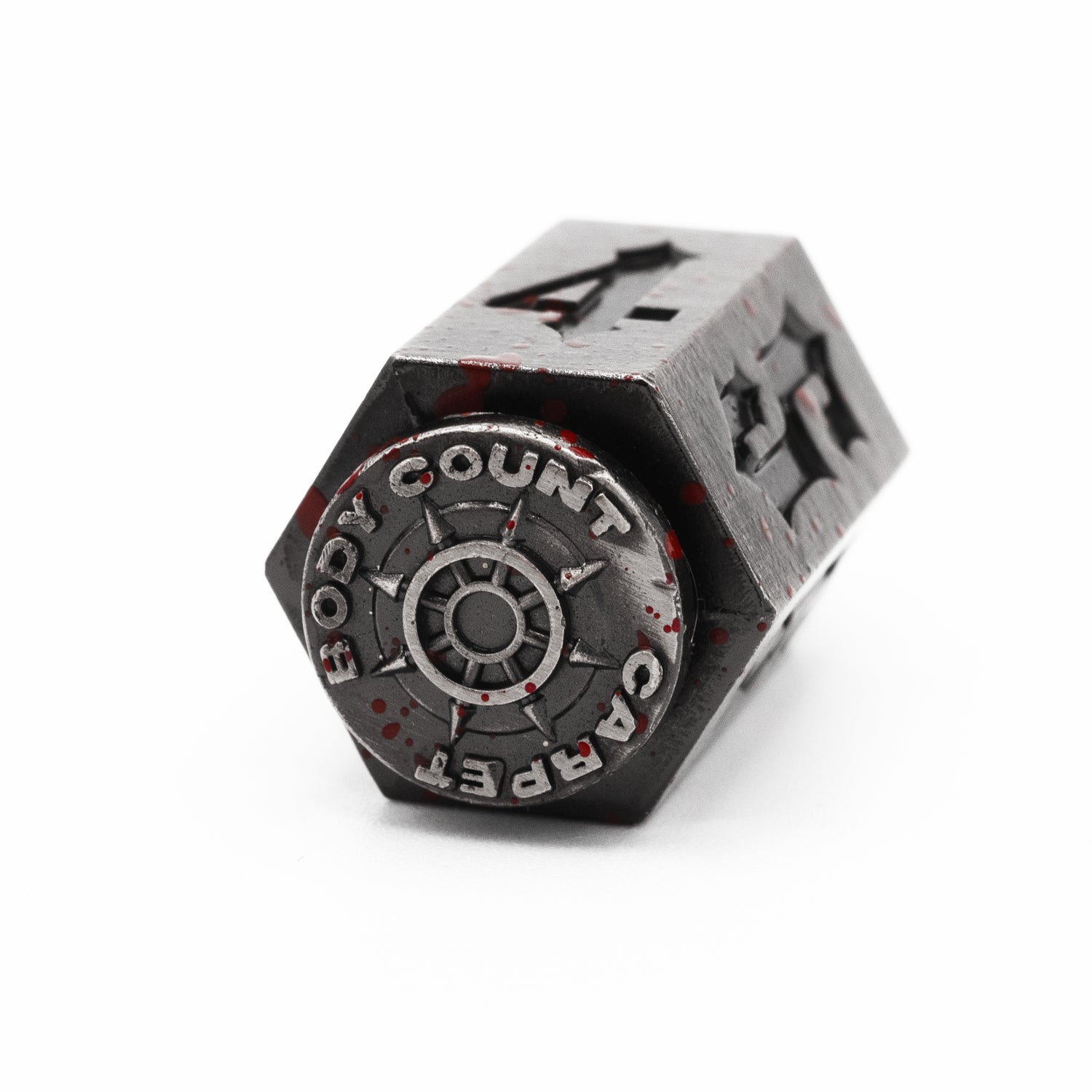 Carpet Company Body Count Bullet Dice — Silver