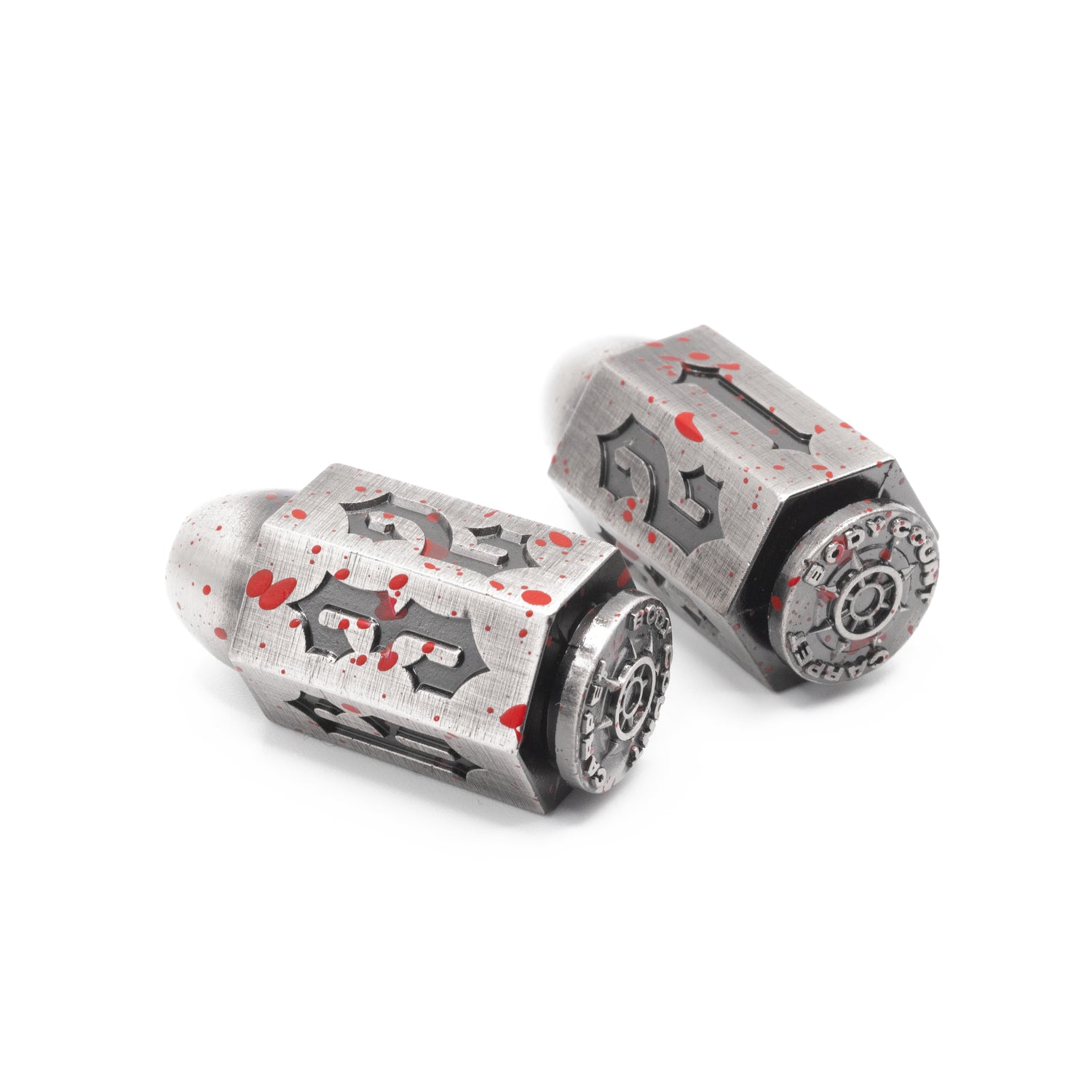 Carpet Company Body Count Bullet Dice — Silver
