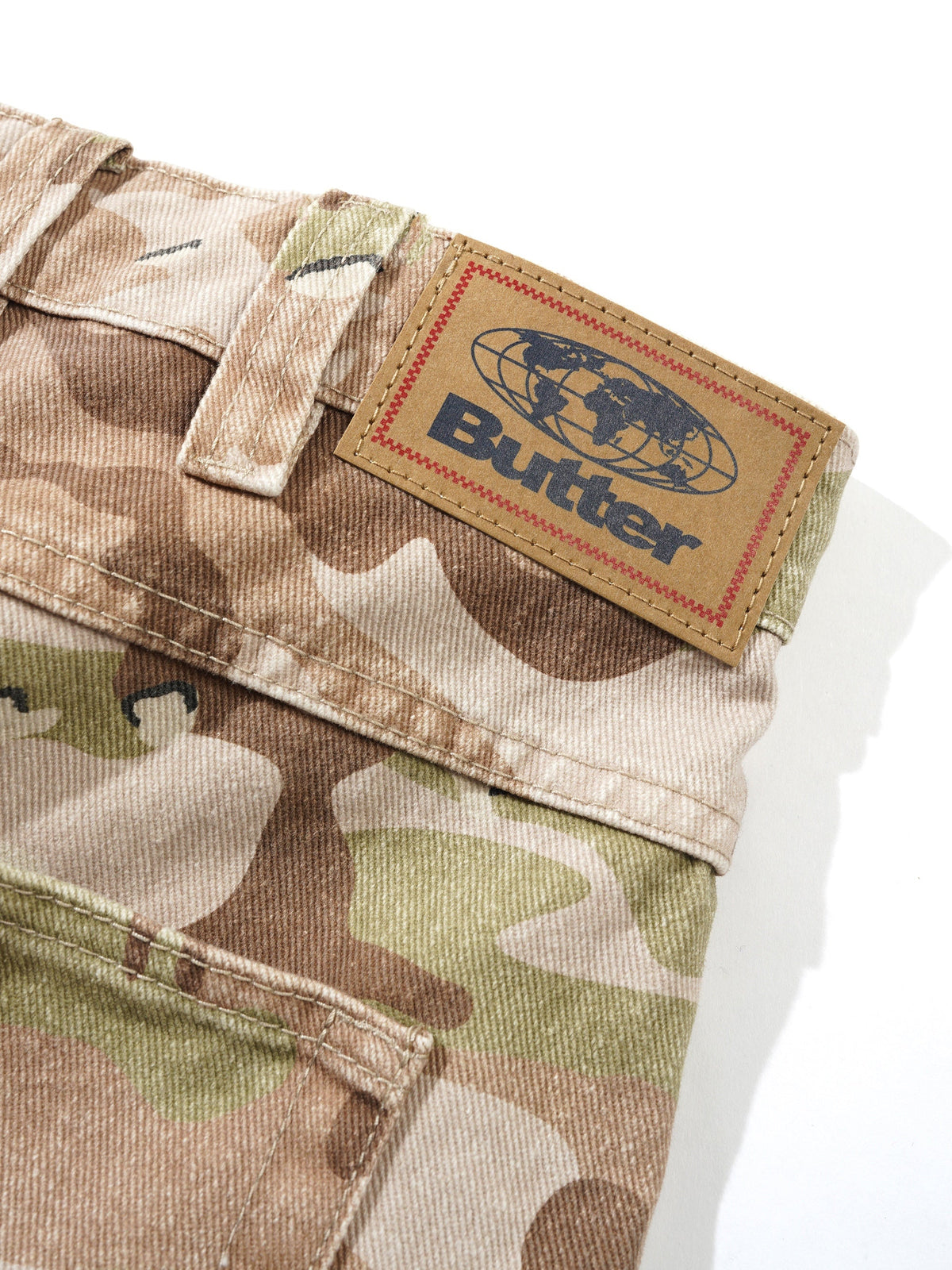 Butter Goods Carpenter Denim Jeans Desert Camo — product shot