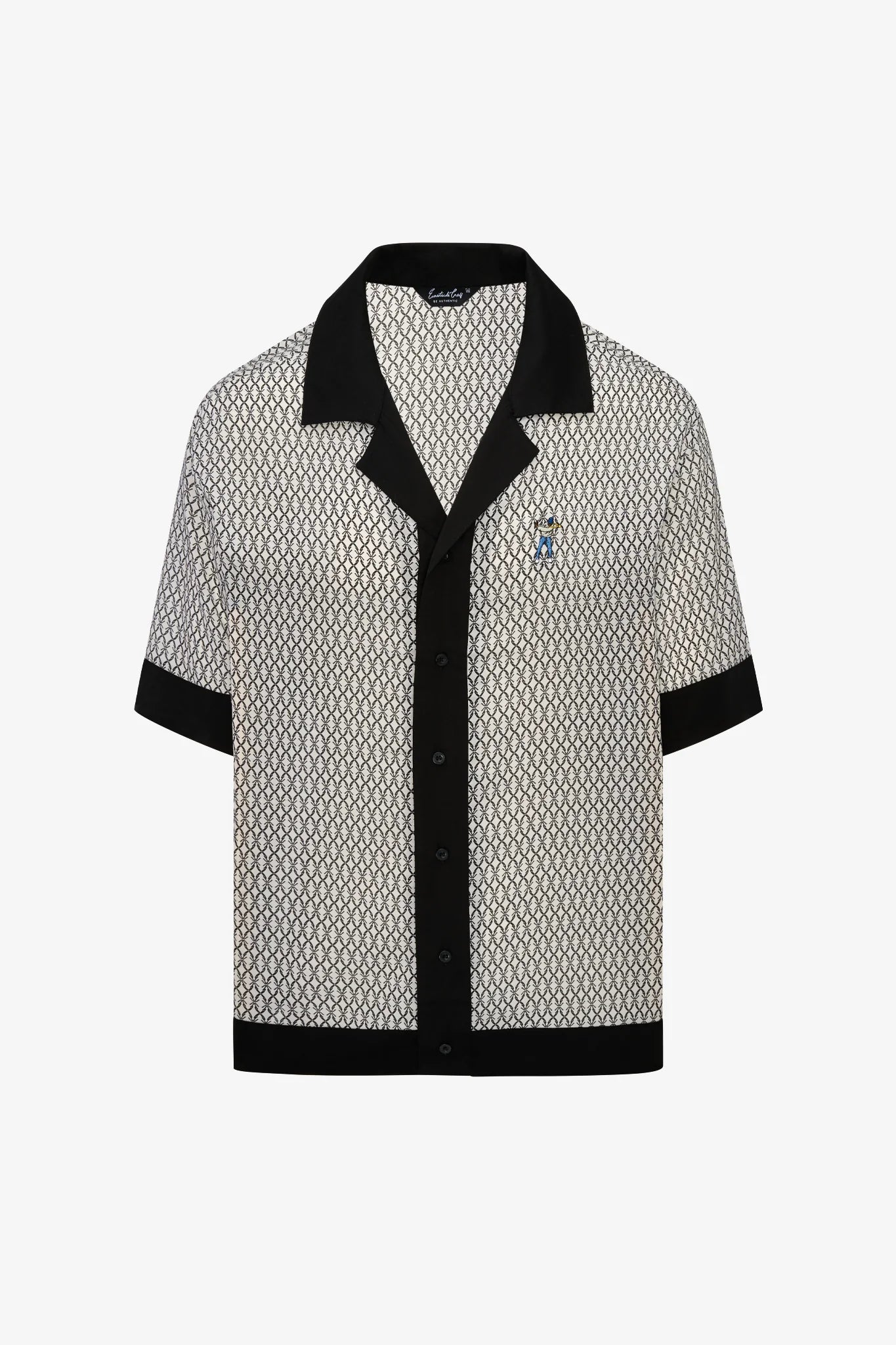 Eastside Golf Cabana Shirt White/Black