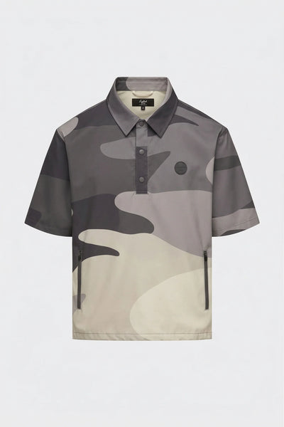 Eastside Golf Breaker Polo Camo Charcoal