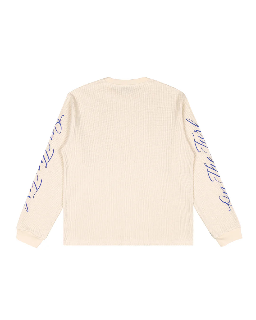 Born X Raised Fine Line Thermal Shirt - Cream