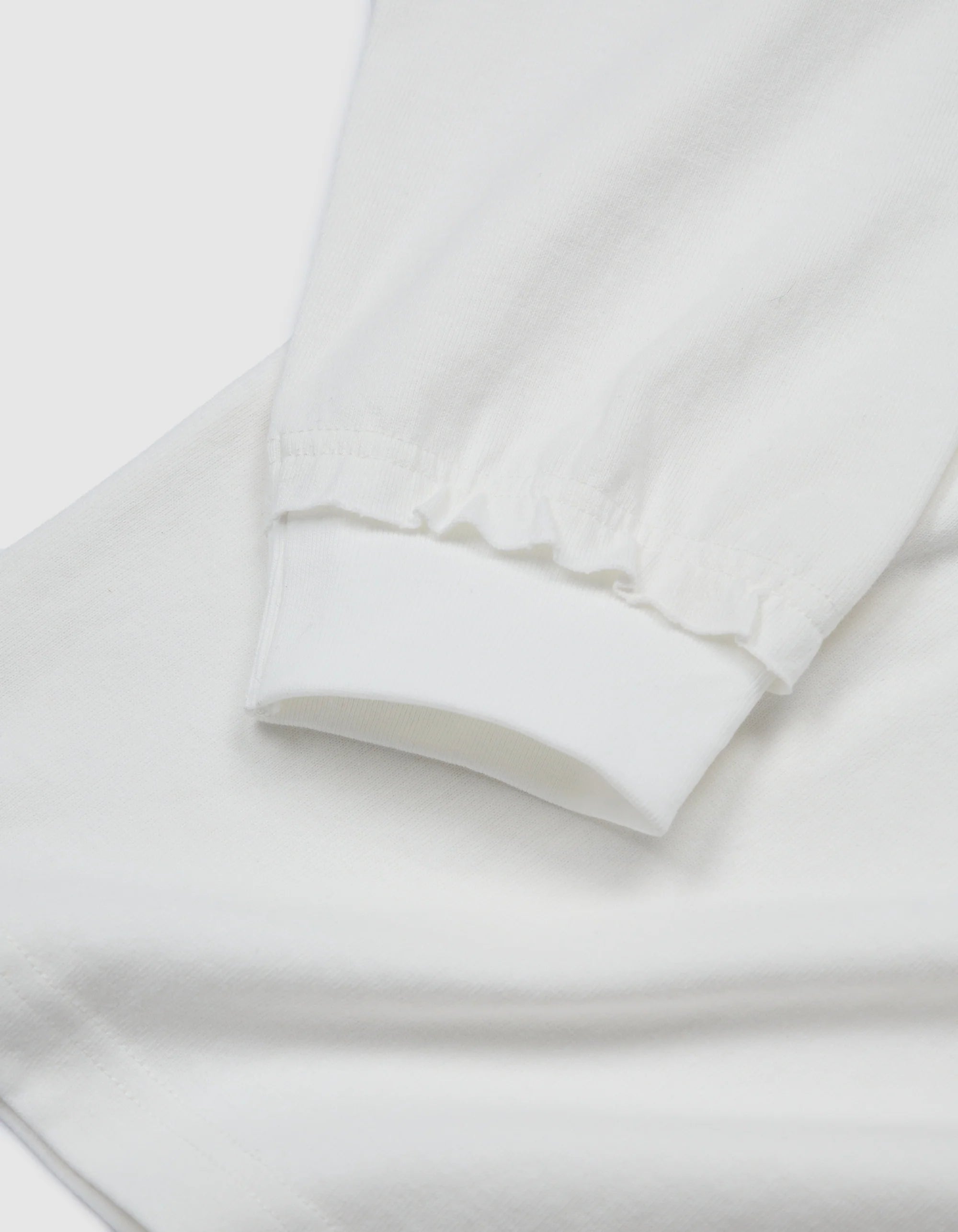 Victoria HK Double Pocket L/S Tee – White