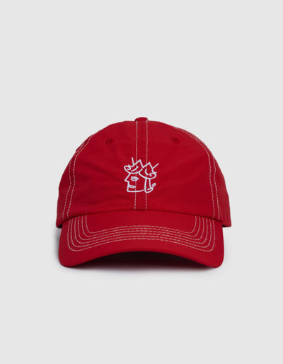 Victoria HK Nylon QH Logo Cap – Red