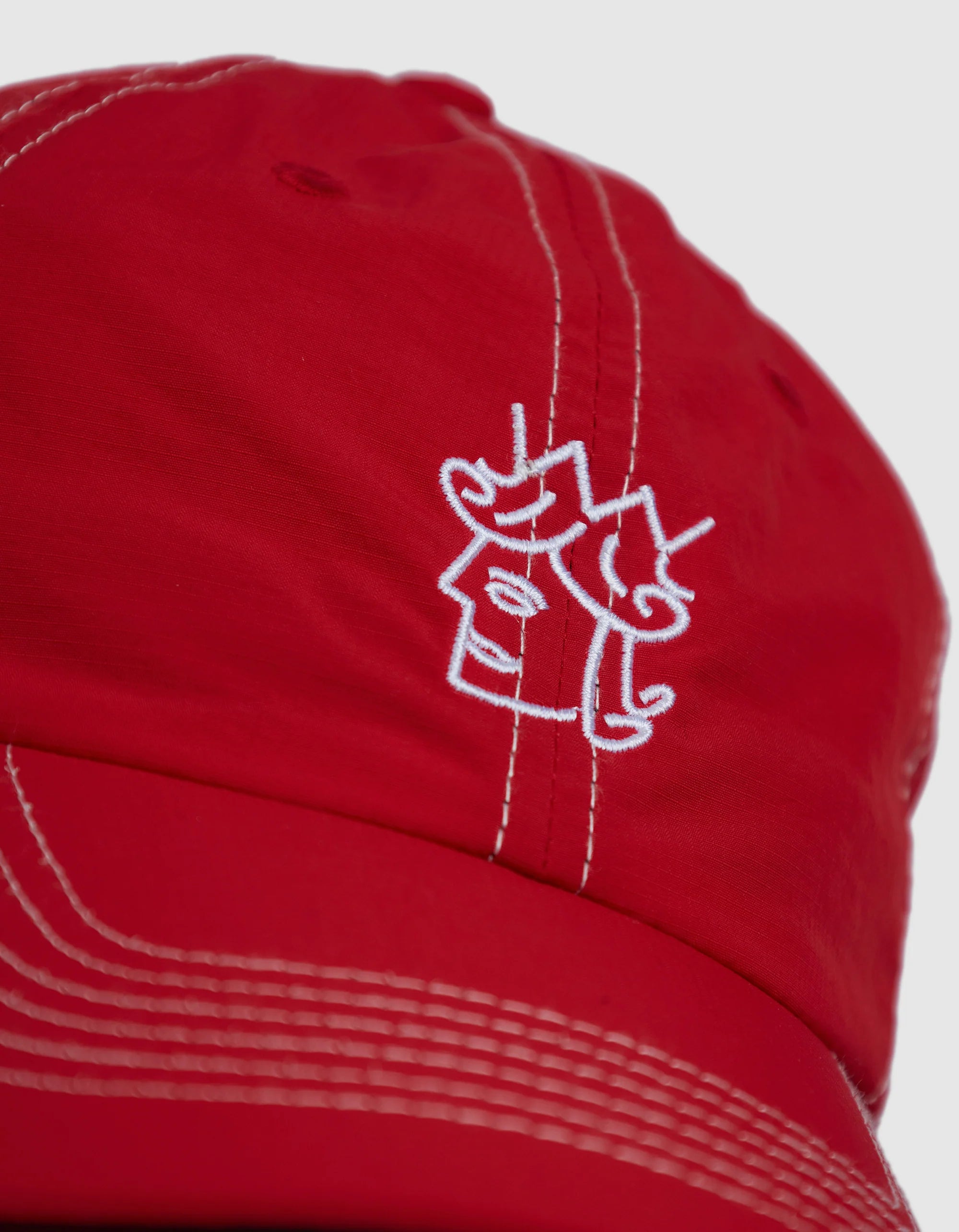 Victoria HK Nylon QH Logo Cap – Red