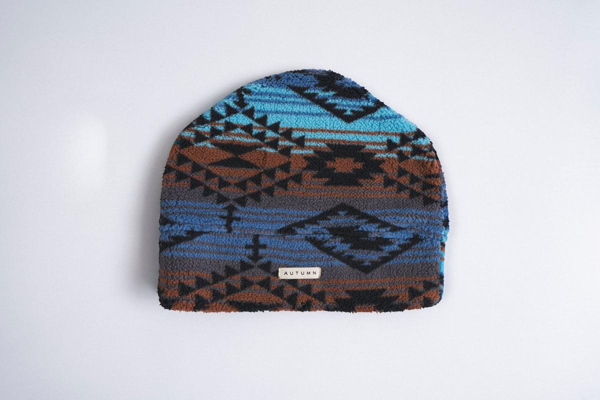 Autumn MTN Goat Beanie in Sky