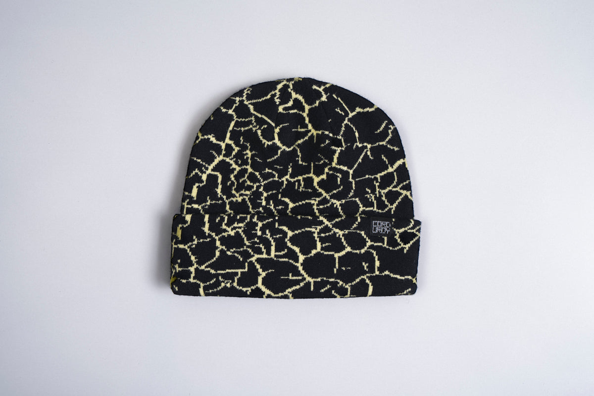Corduroy Rumble Beanie in Black