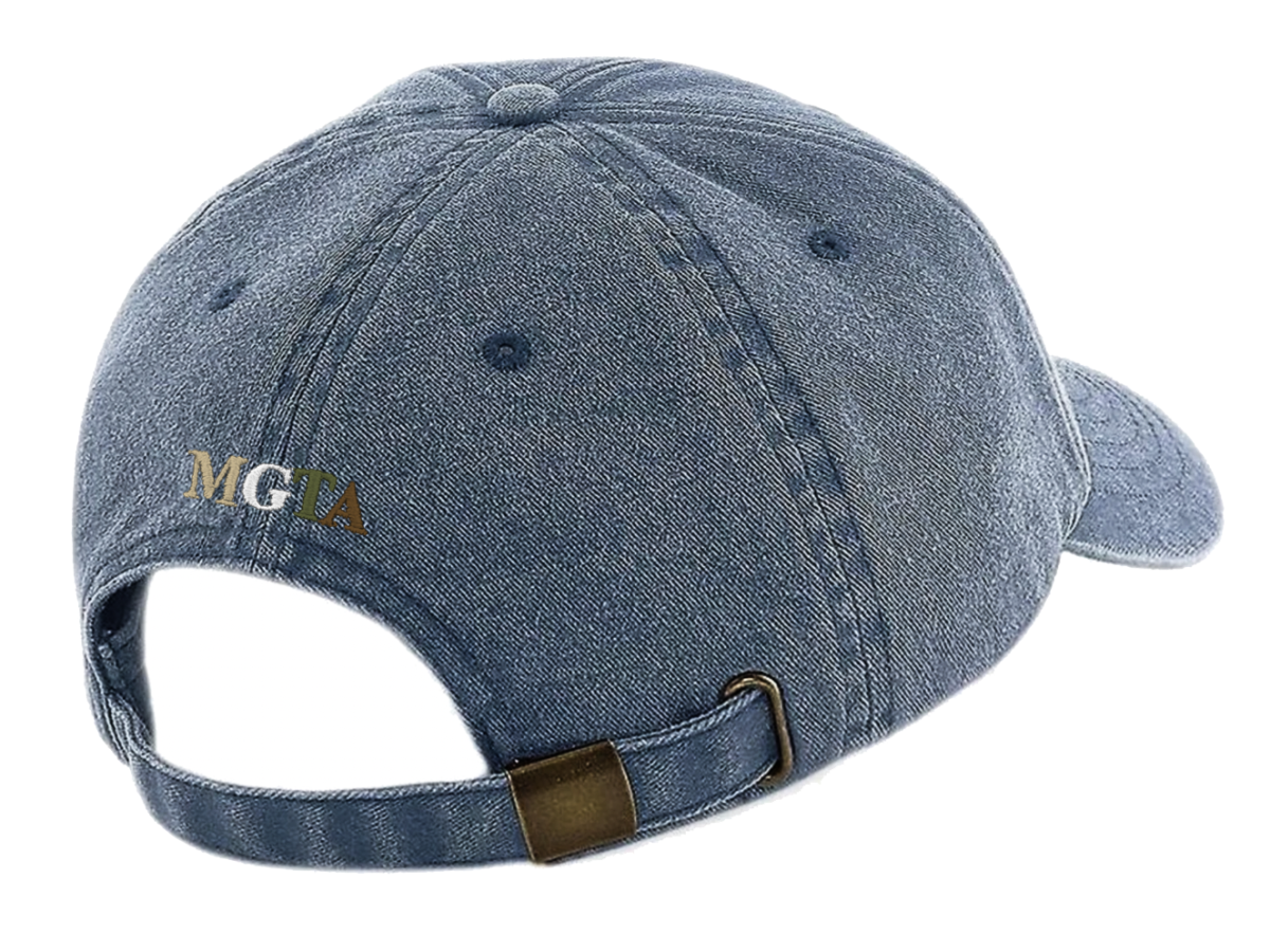 Magenta PWS Dad Hat Denim