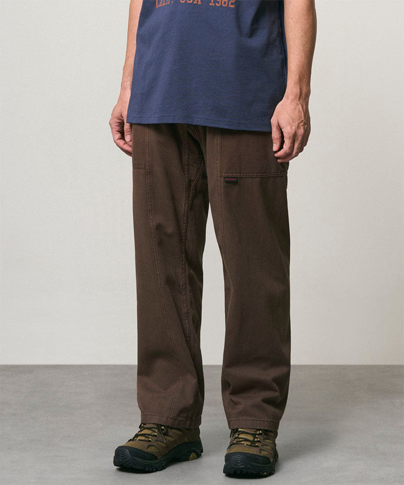 Gramicci Gadget Pant in Brown Pigment, on model