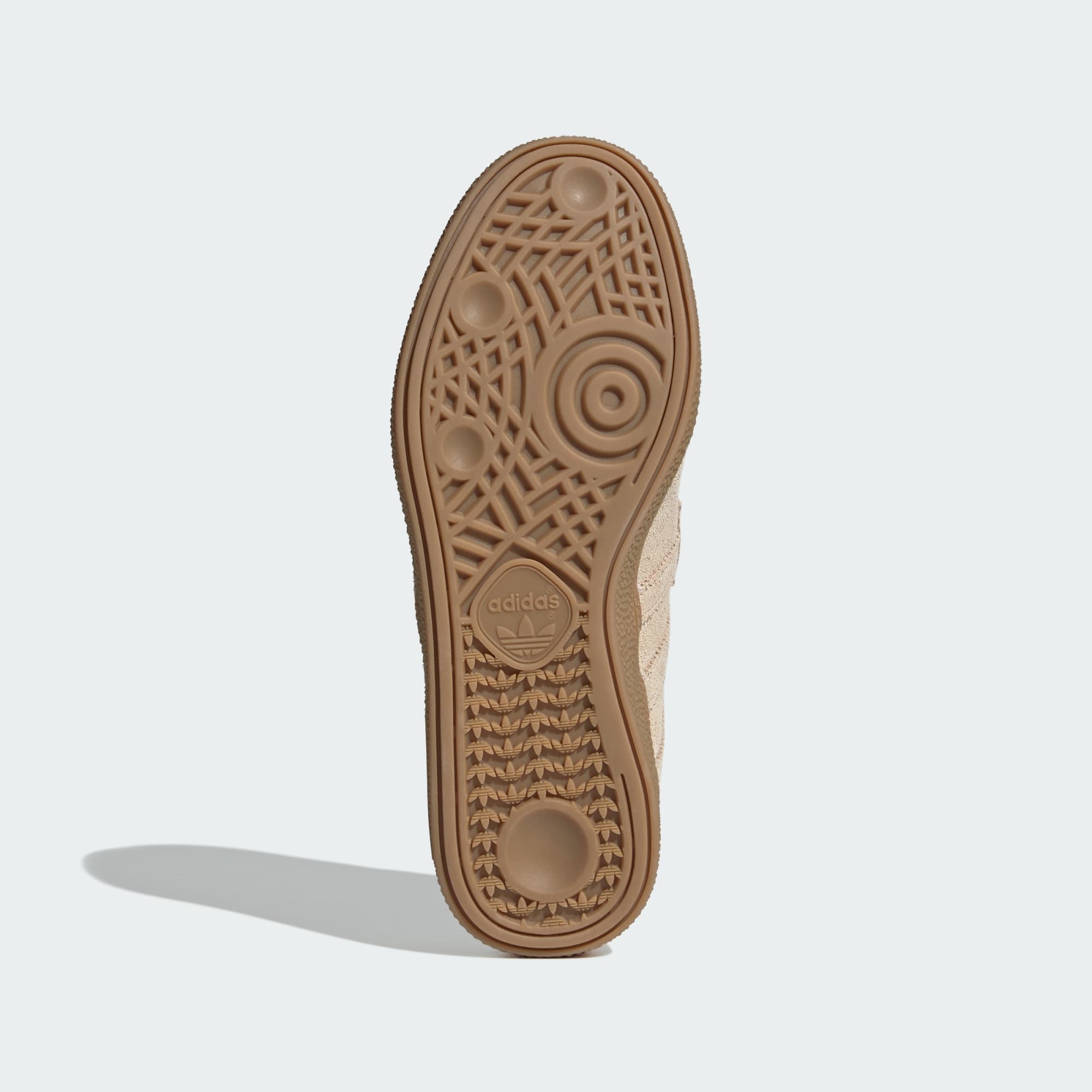 adidas Handball Spezial Loafer Magic Beige, medial side showing serrated 3-Stripes