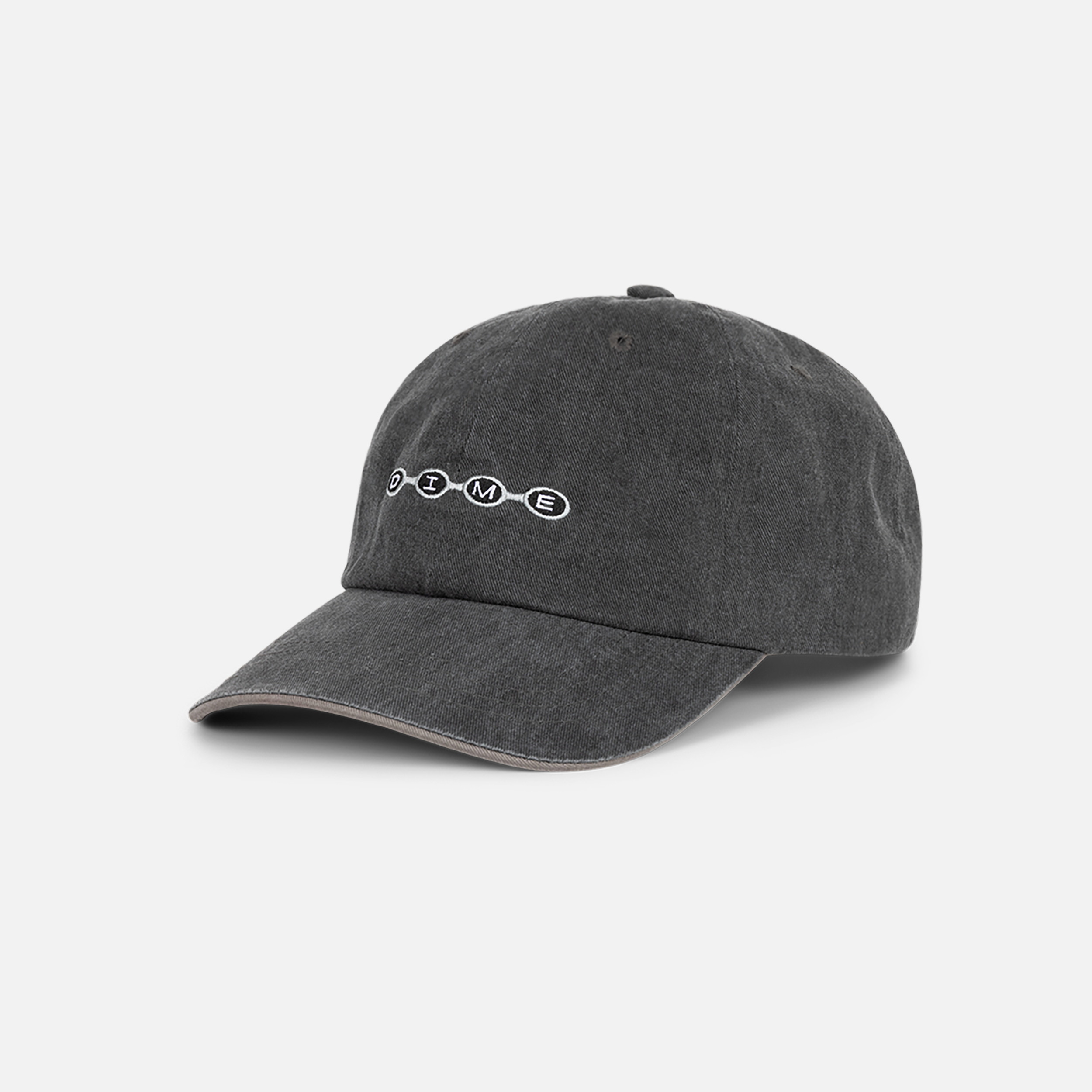 Dime MTL Space Low Pro Cap Black Washed — product shot