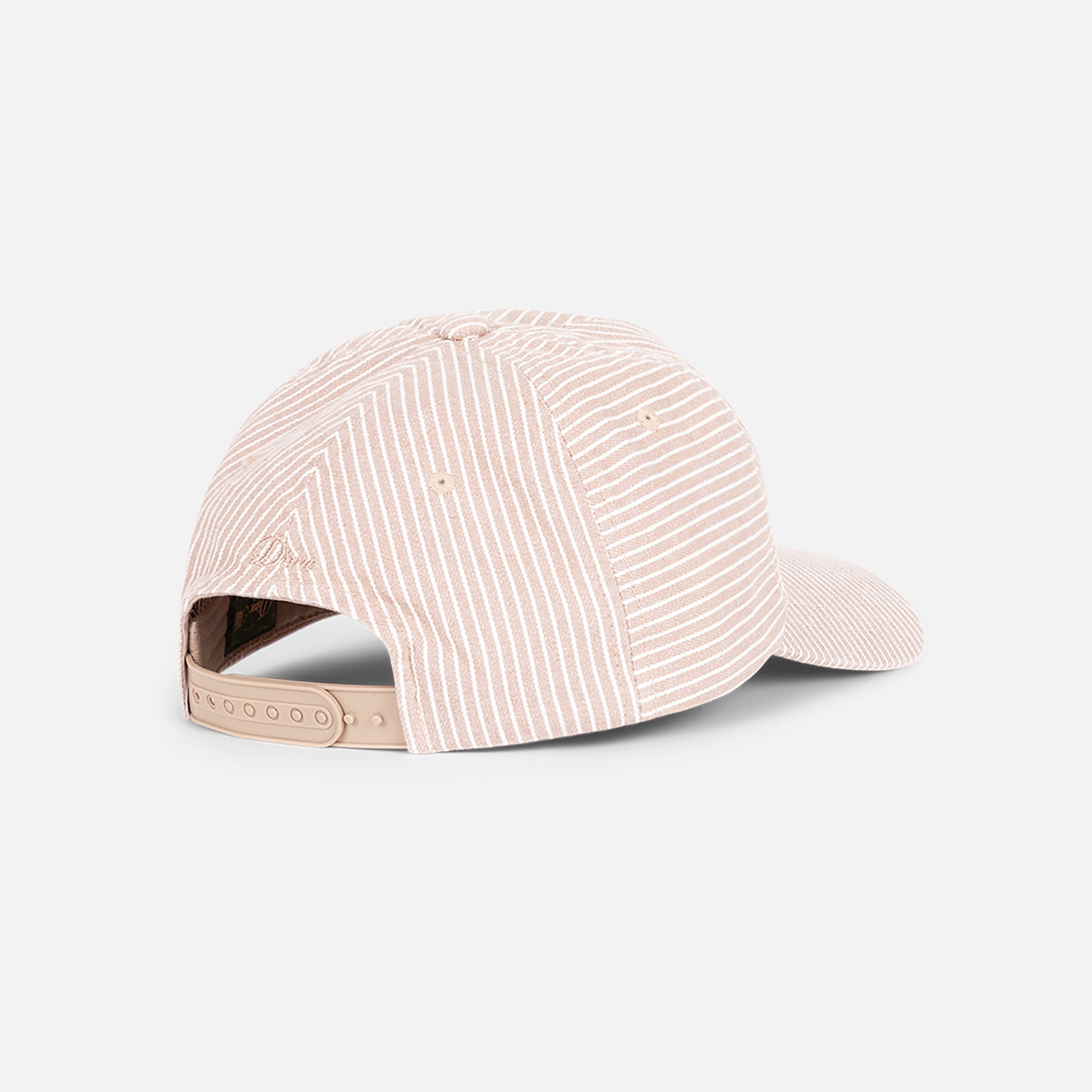 Dime MTL Striped Worker Cap Camel — product shot