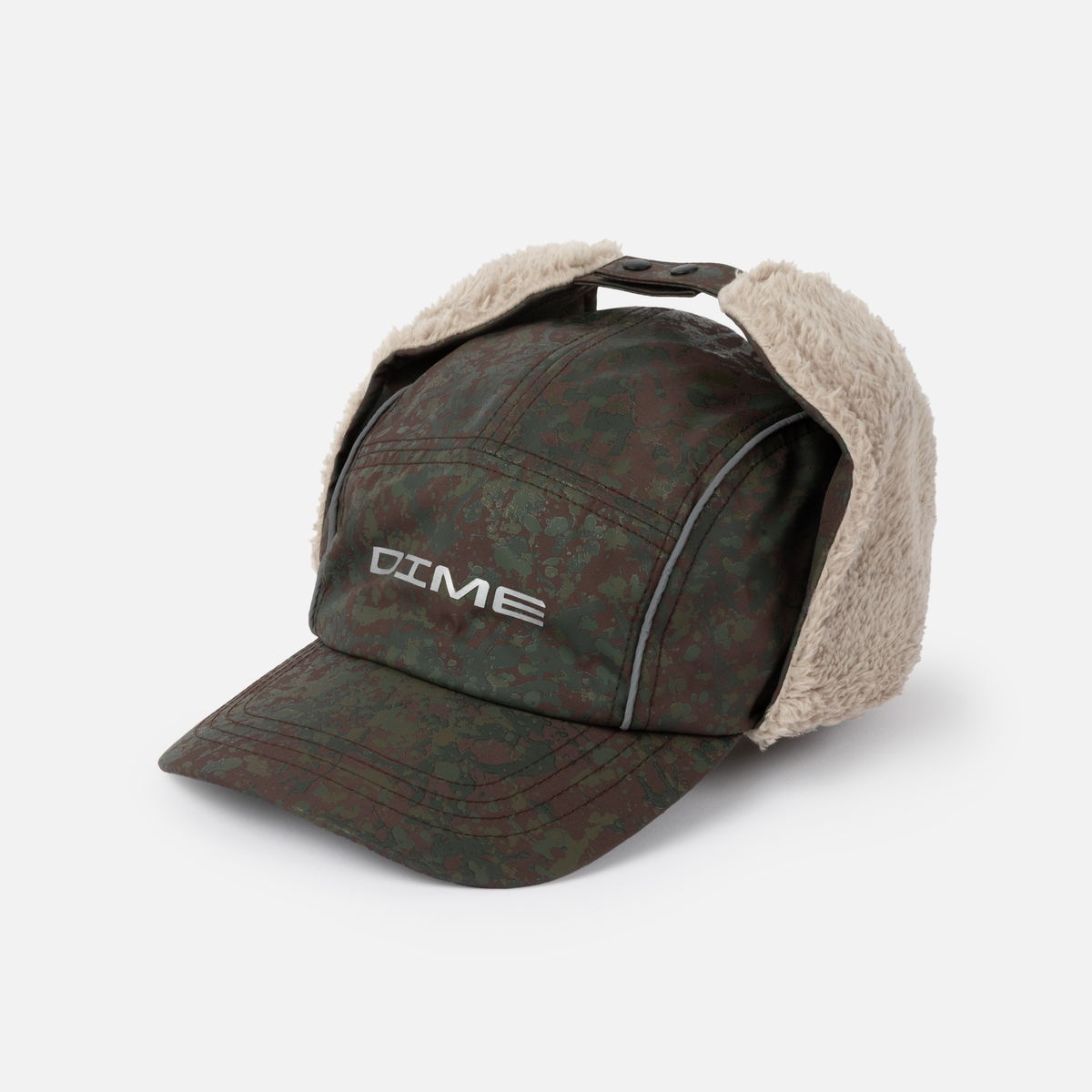 Dime MTL Hunter Earflap Cap Camo — product shot