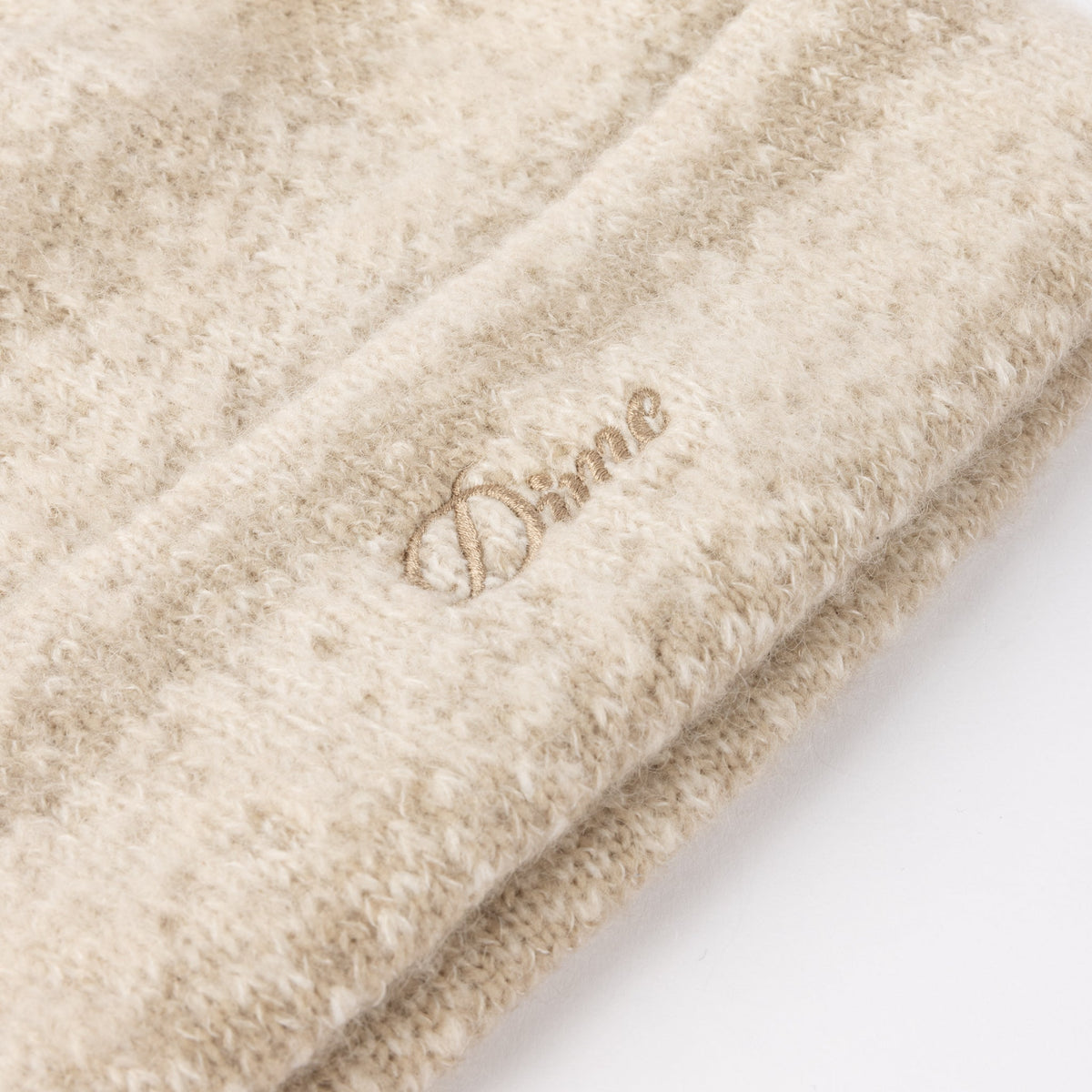 Dime MTL Mohair Striped Beanie Cream — detail